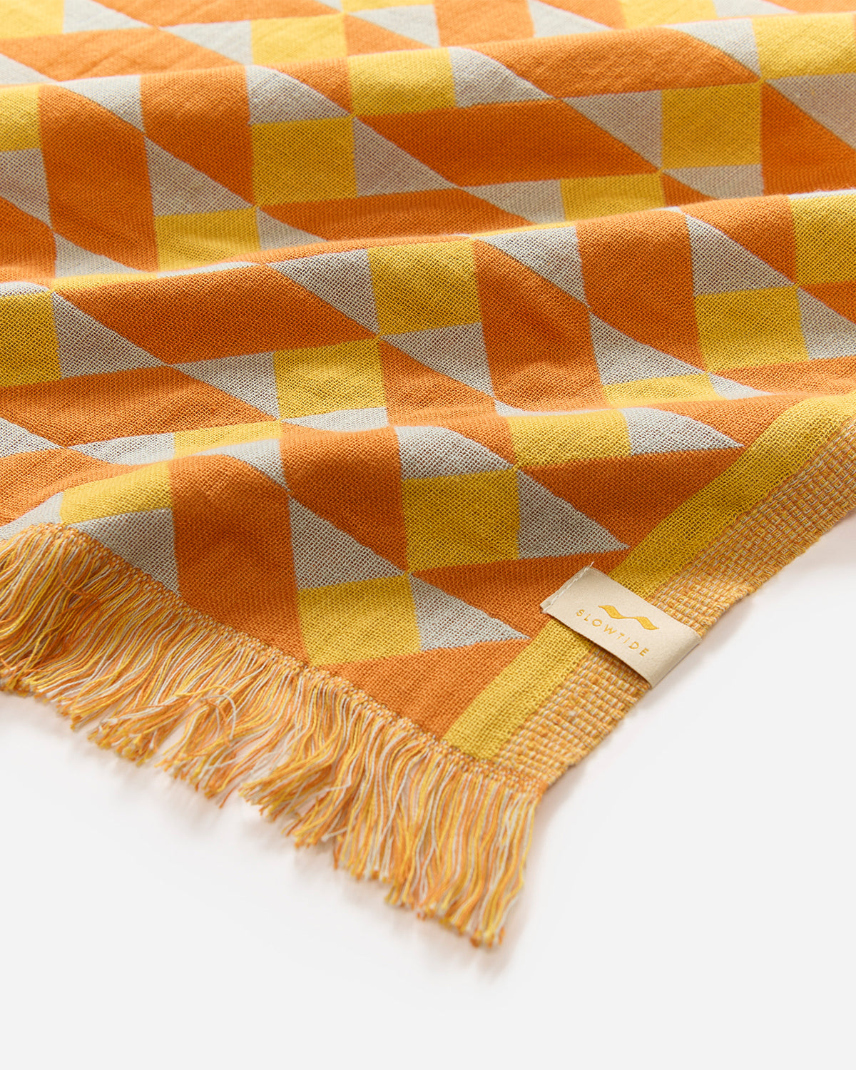 Slowtide Daydream Driftweave Turkish Towel - Curry Slowtide Daydream Driftweave Turkish Towel - Curry