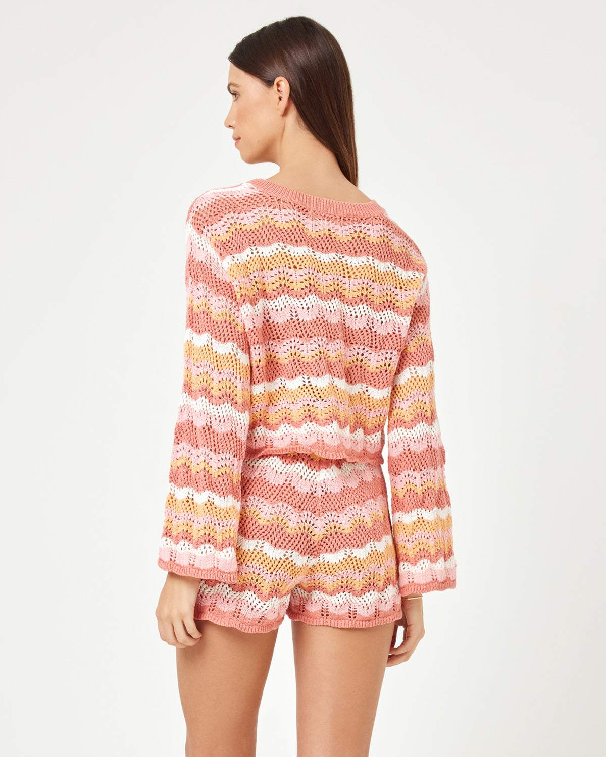 Sun Ray Sweater - Bahama Bound Stripe Bahama Bound Stripe | Model: Kristen (size: S)