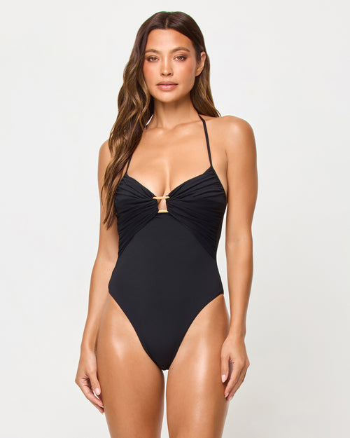 Fifi One Piece Swimsuit - Black