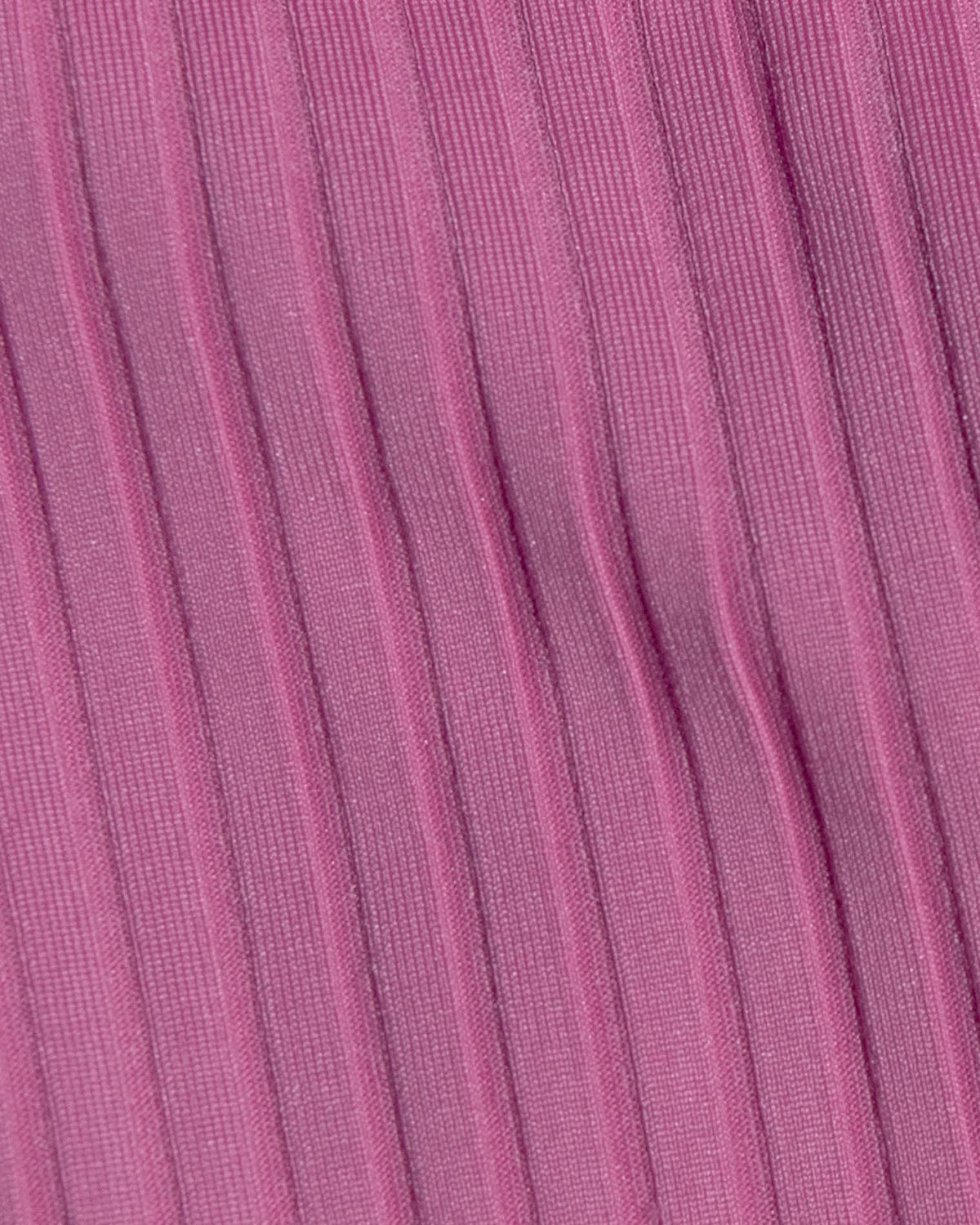 Peyton Bikini Top - Sweetheart A close-up of a pink ribbed fabric with vertical pleats and a fine woven texture.