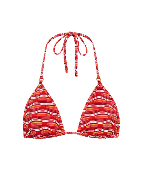 Off-model front view of the LSPACE x The Salty Blonde Tutti Frutti Banning Bikini Top.