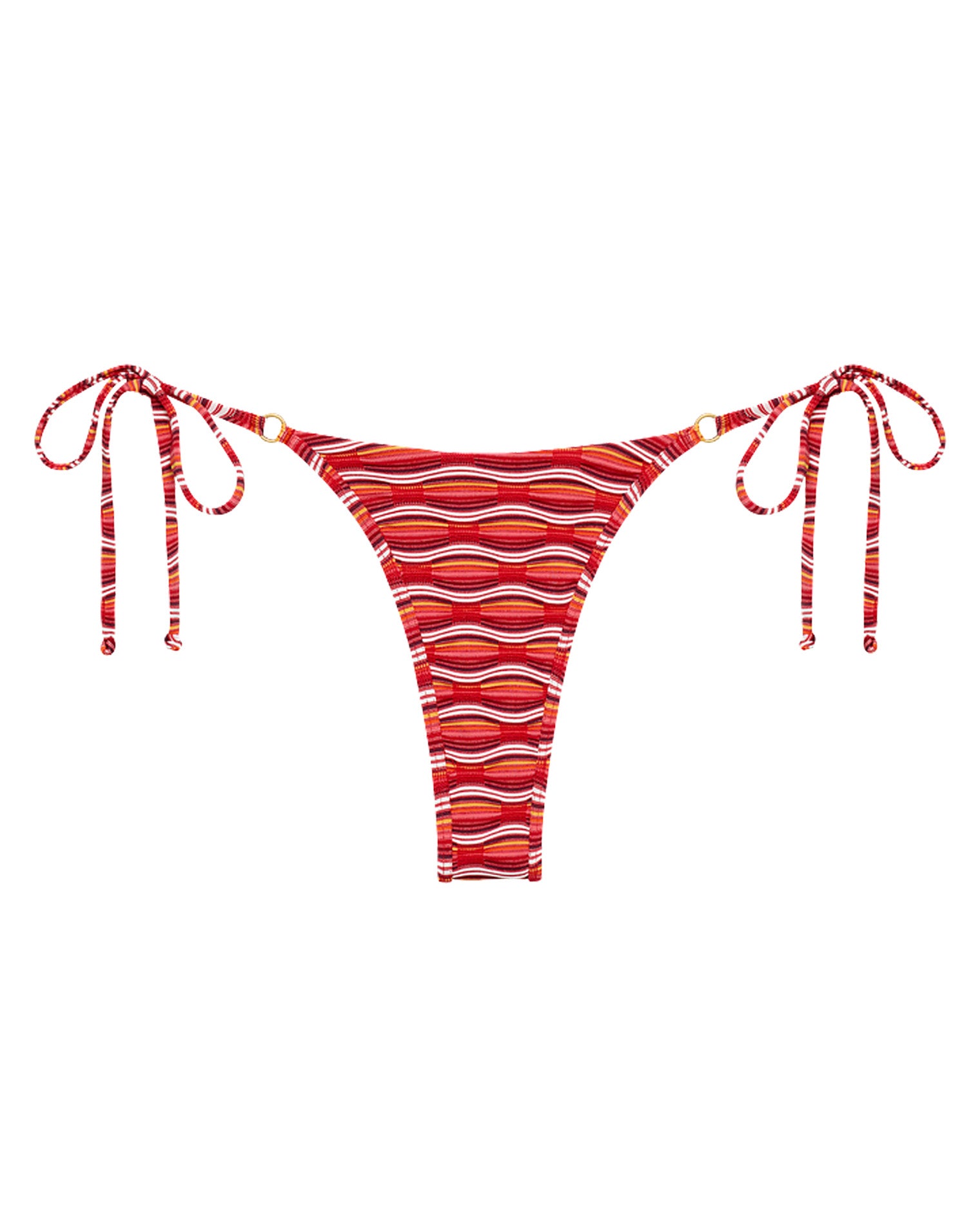 x The Salty Blonde Banning Bikini Bottom - Tutti Frutti Off-model front view of the LSPACE x The Salty Blonde Tutti Frutti Banning Bikini Bottom.
