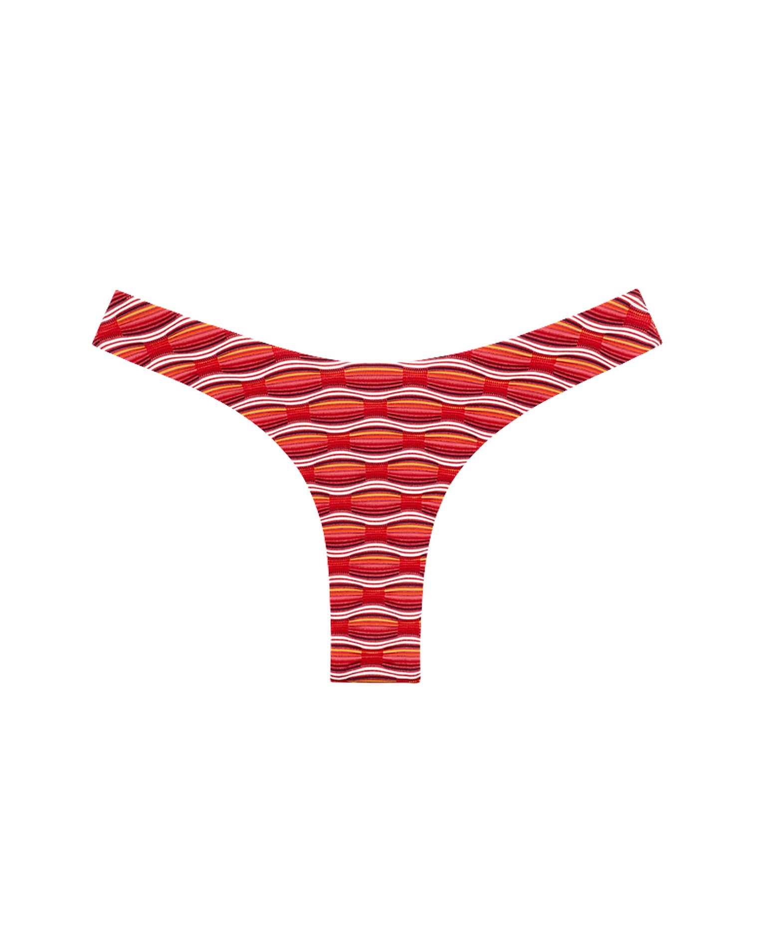 x The Salty Blonde Rocky Bikini Bottom - Tutti Frutti Off-model front view of the LSPACE x The Salty Blonde Tutti Frutti Rocky Bikini Bottom.