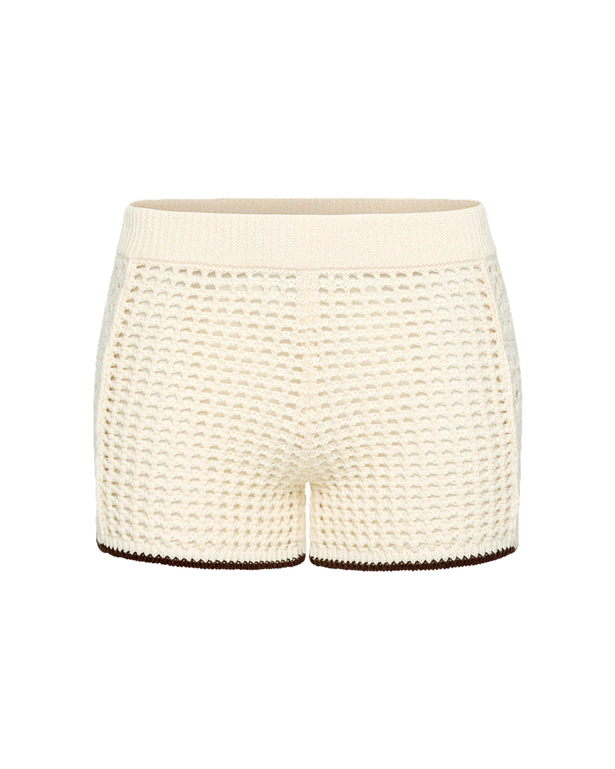 x The Salty Blonde Scout Short - Cream-Espresso x The Salty Blonde Scout Short - Cream-Espresso
