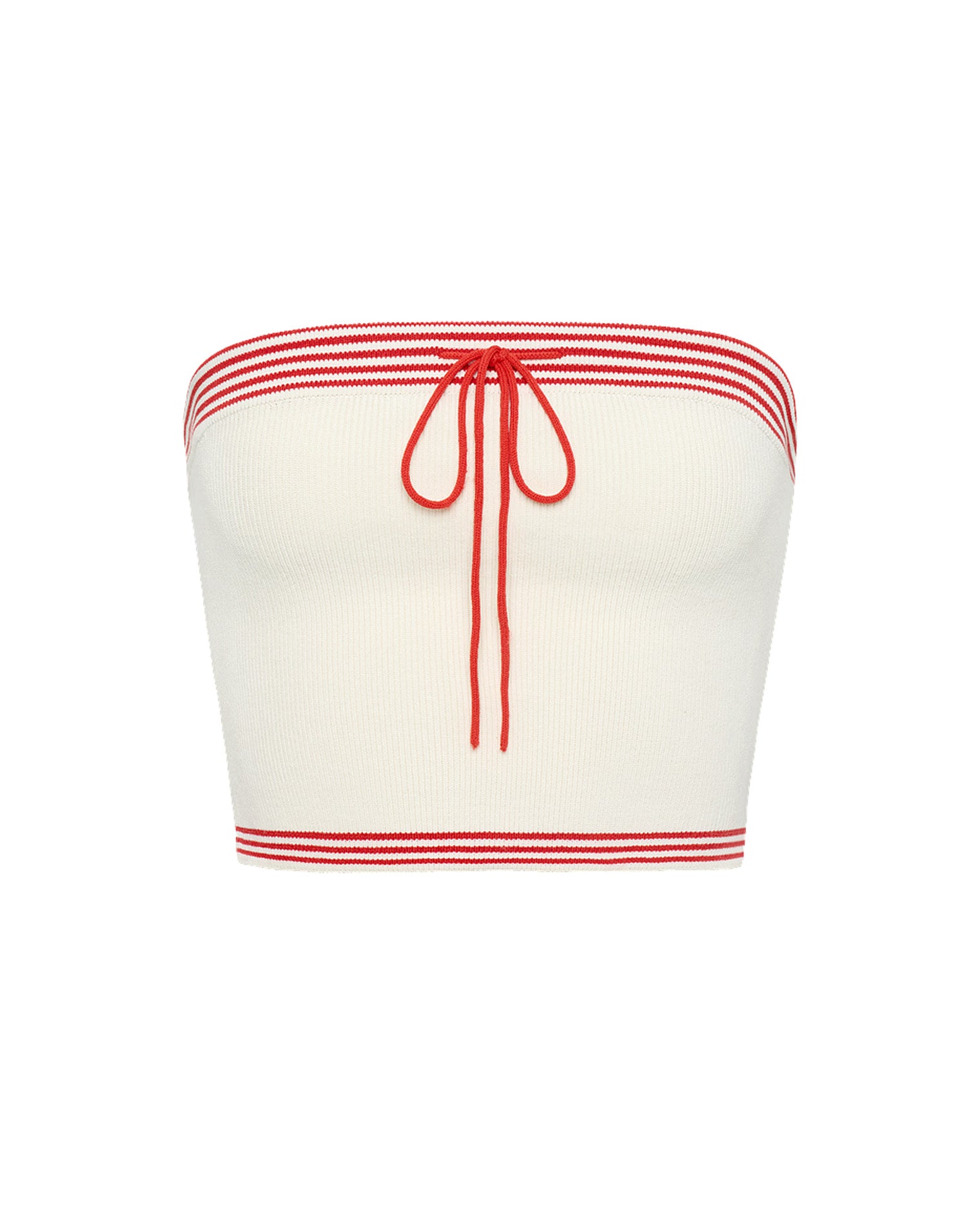 x The Salty Blonde Del Sol Tube Top - Cream-Flame x The Salty Blonde Del Sol Tube Top - Cream-Flame