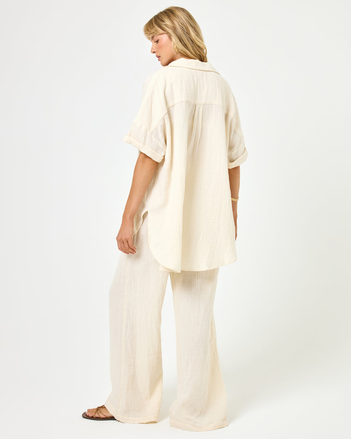 Terrazo Tunic - Tapioca Tapioca | Model: Lura (size: S)