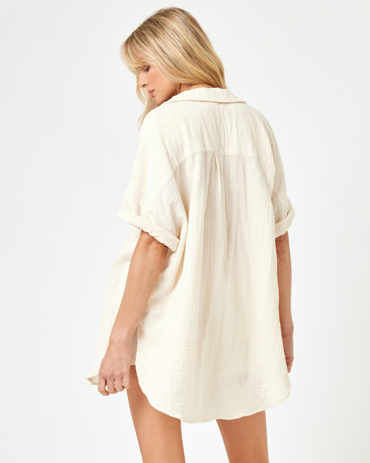 Terrazo Tunic - Tapioca Tapioca | Model: Lura (size: S)