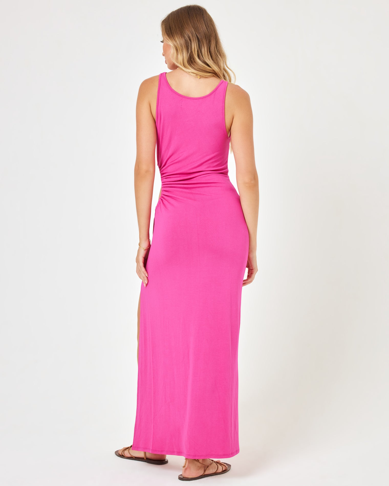 Tiana Dress - Bougainvillea Bougainvillea | Model: Taylor (size: S)