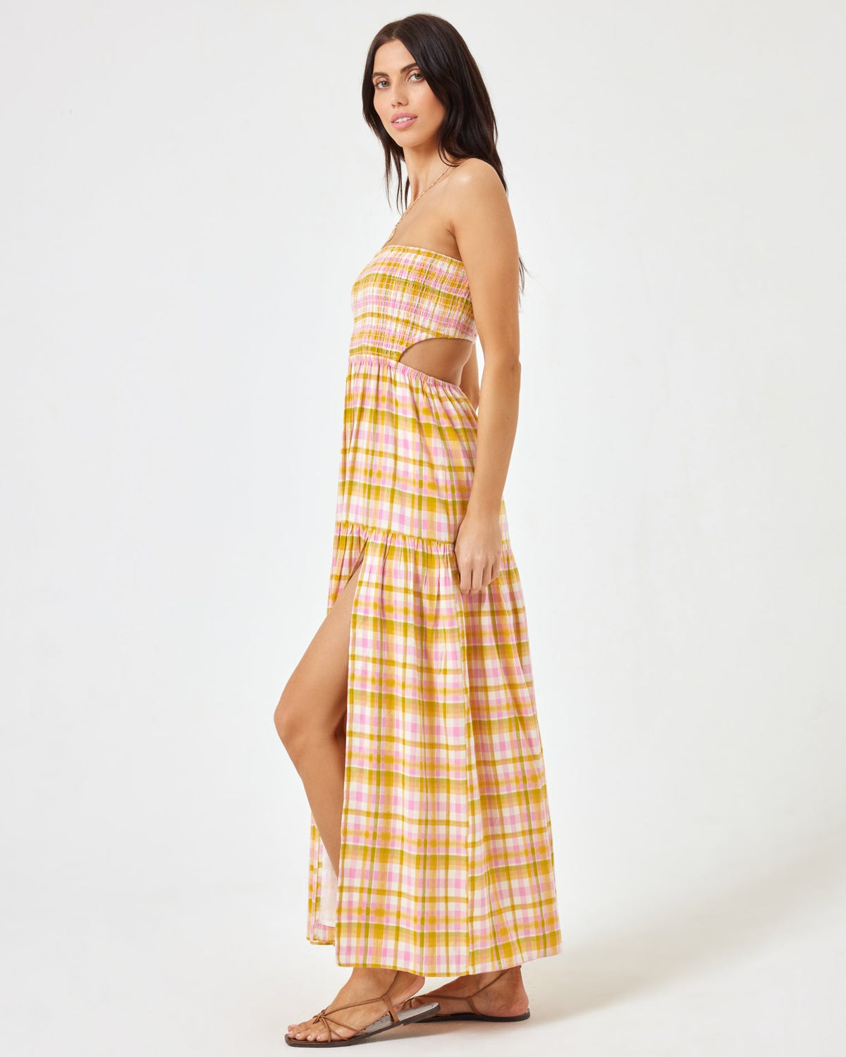 Tina Dress Shes All Plaid | Model: Diana (size: S)