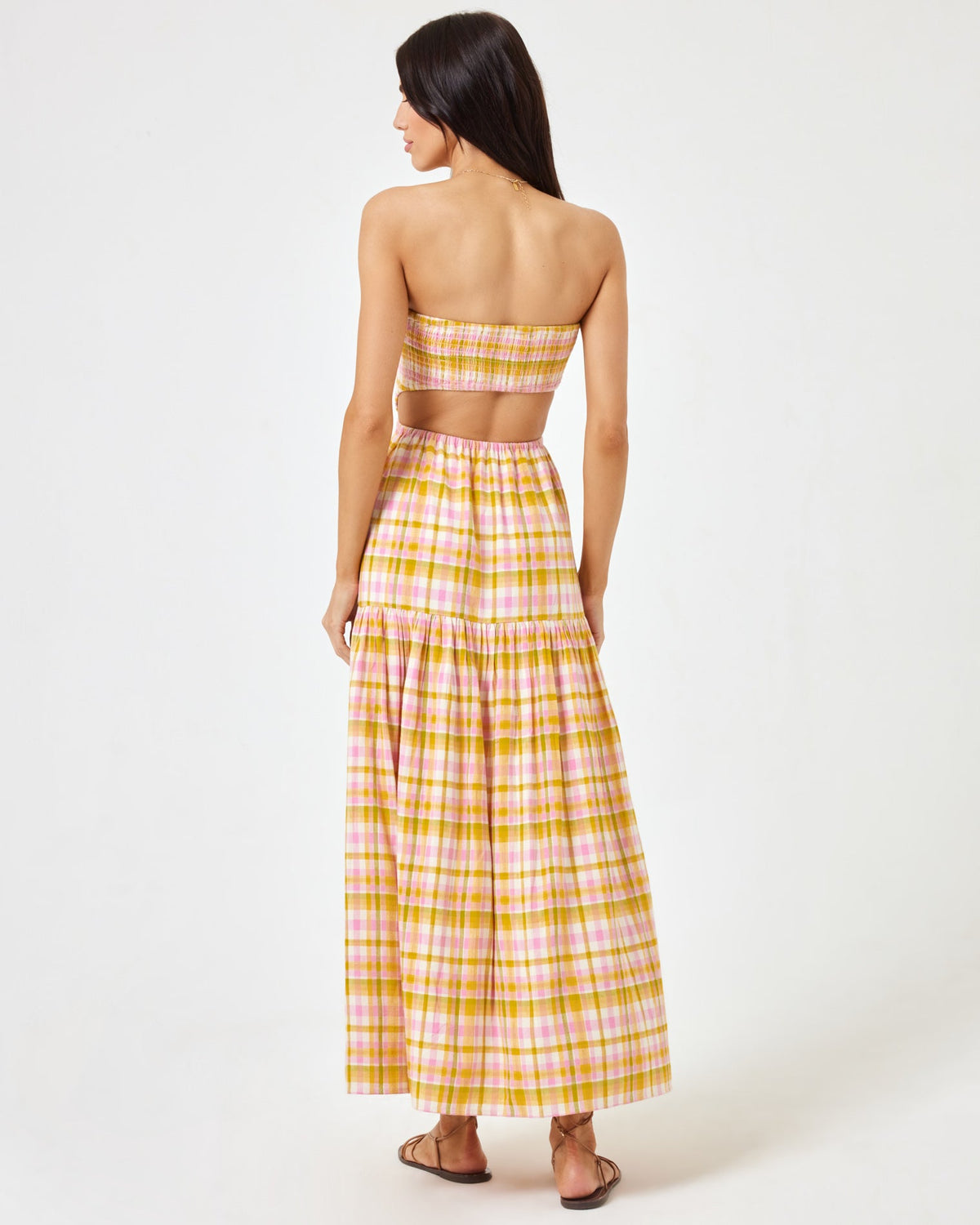 Tina Dress Shes All Plaid | Model: Diana (size: S)