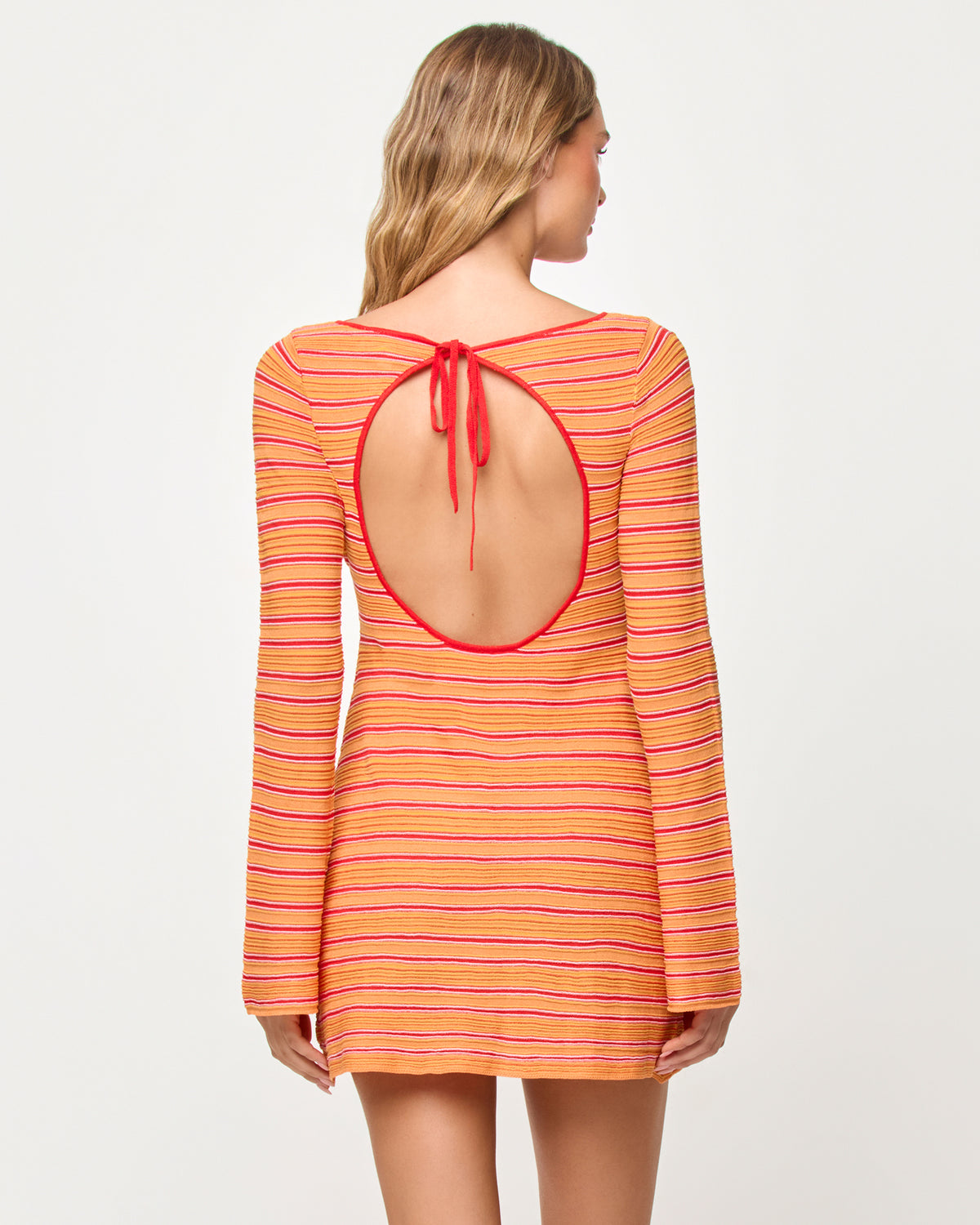 x The Salty Blonde Tita Dress - Chili Pepper Stripe x The Salty Blonde Tita Dress - Chili Pepper Stripe