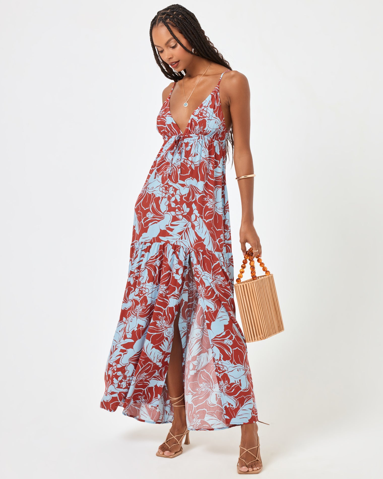 Printed Victoria Dress - Going Tropical Going Tropical | Model: Taelor (size: S)