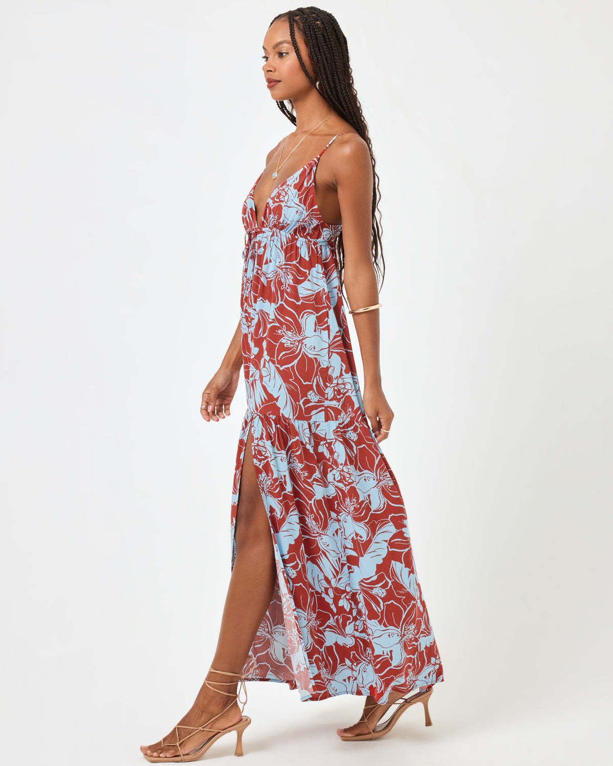 Printed Victoria Dress - Going Tropical Going Tropical | Model: Taelor (size: S)