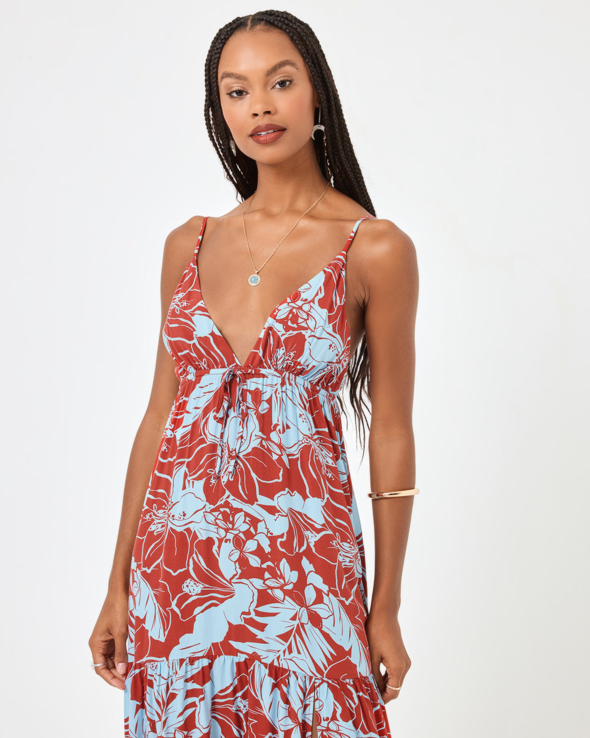 Printed Victoria Dress - Going Tropical Going Tropical | Model: Taelor (size: S)
