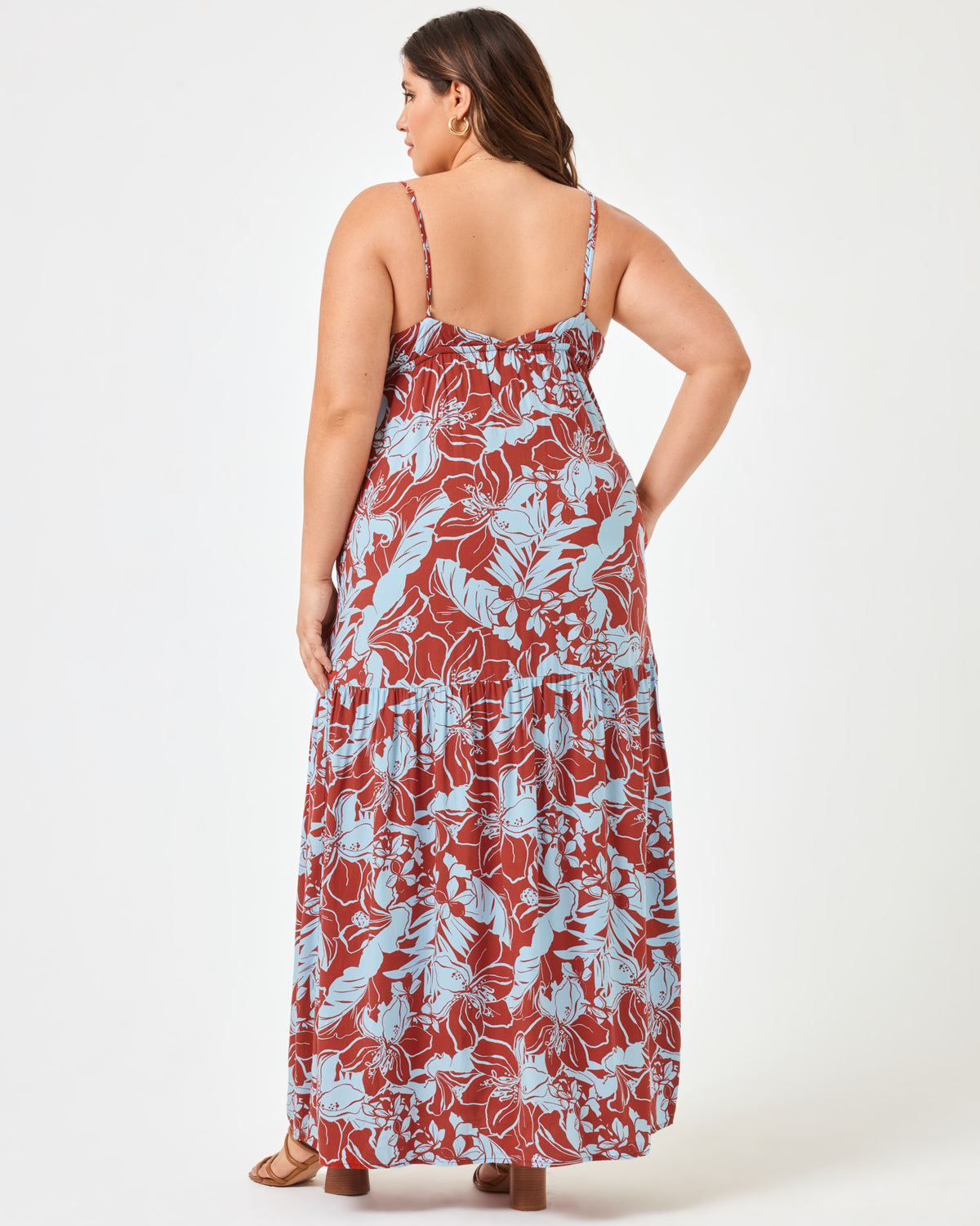 Printed Victoria Dress - Going Tropical Going Tropical | Model: Jessica (size: XL)