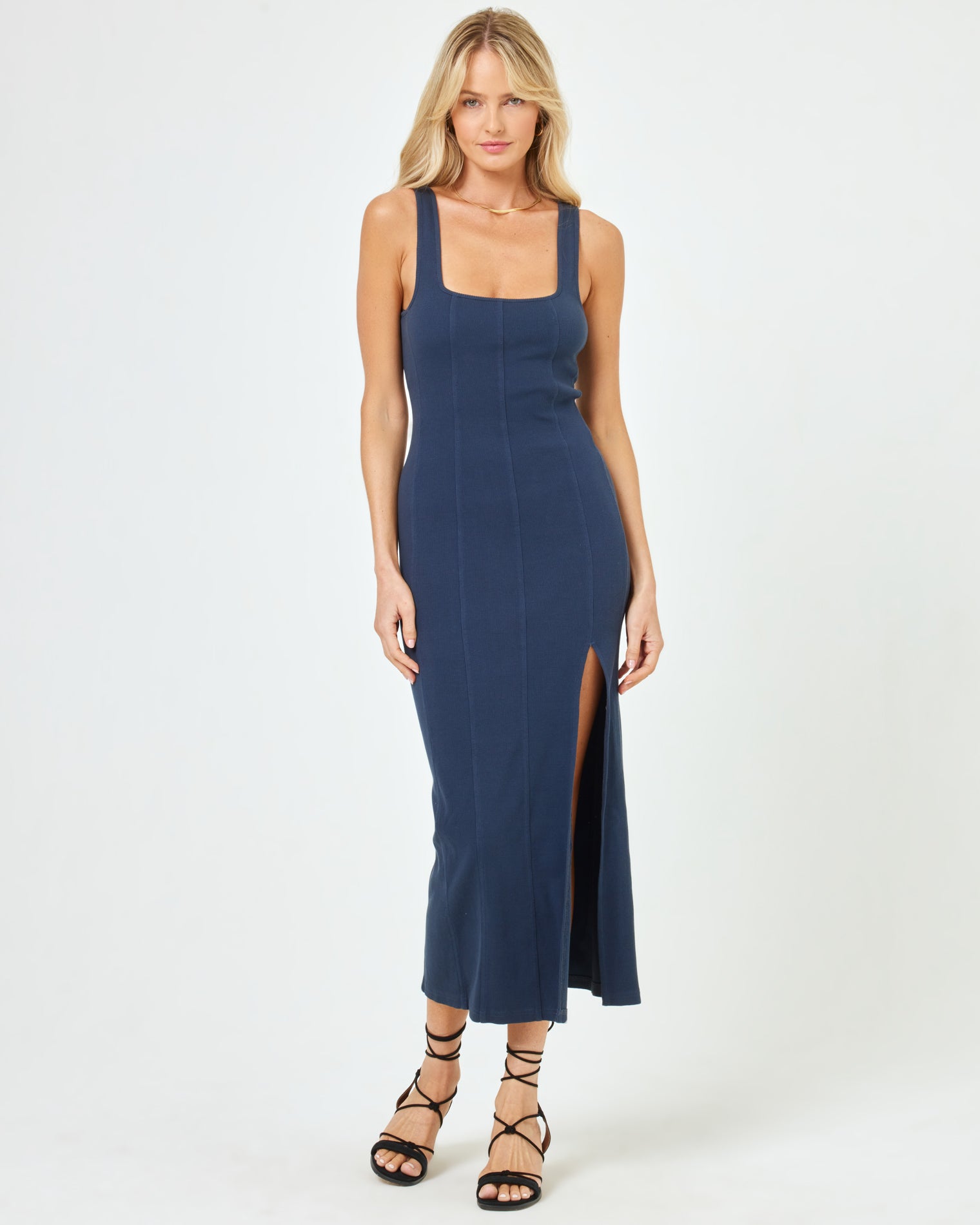 Vivienne Dress - Slate Slate | Model: Lura (size: S) | Hover