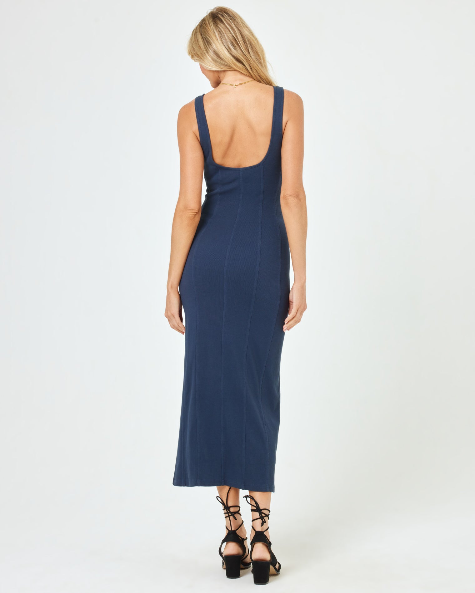 Vivienne Dress - Slate Slate | Model: Lura (size: S)