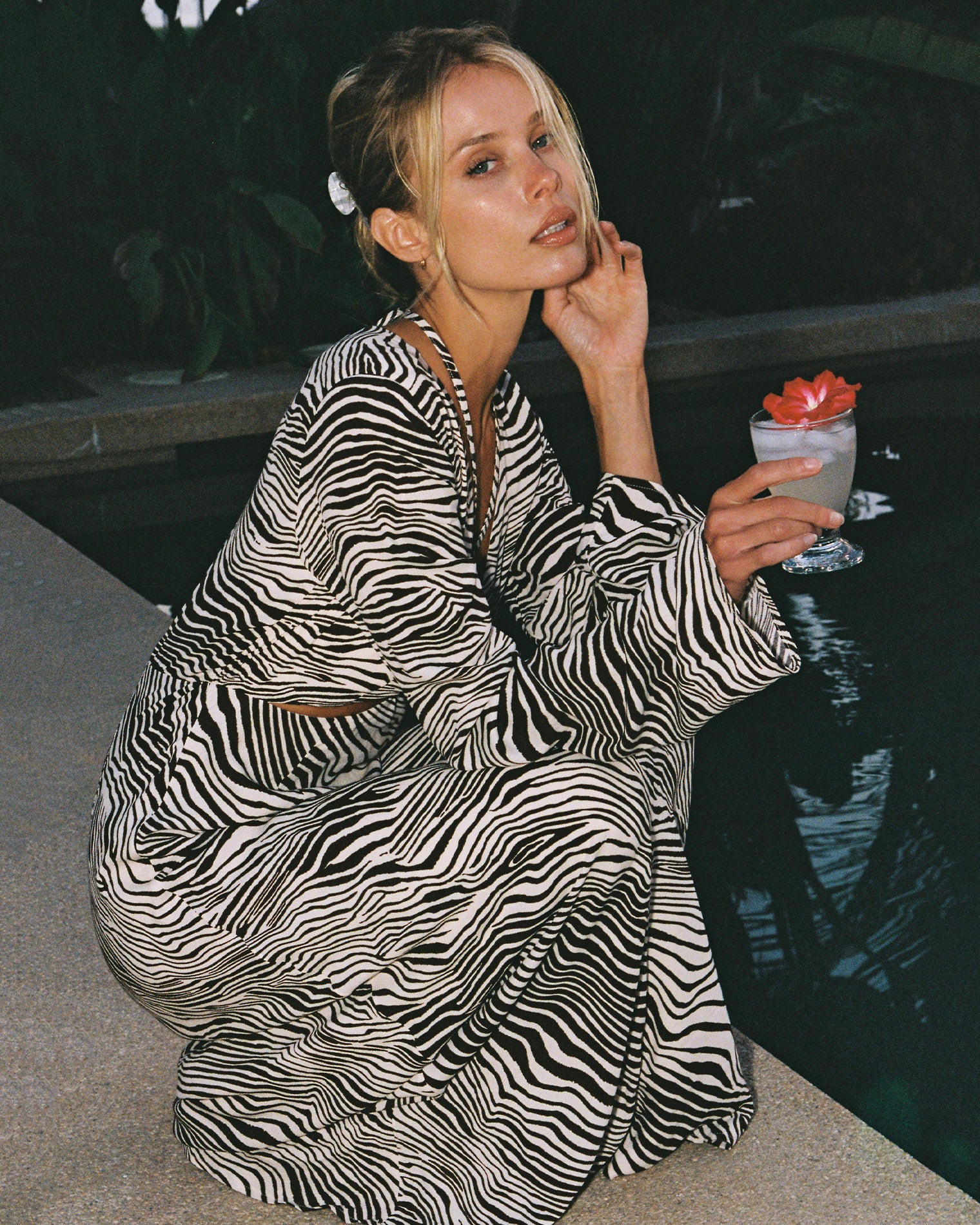 zebra print maxi dress Say When Maxi Dress