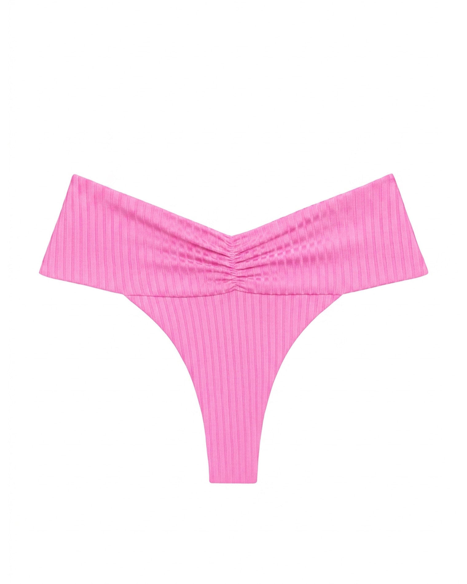 Bardot Bikini Bottom - Sweetheart LSPACE Bardot bikini bottom in Sweetheart, off-model flat lay.