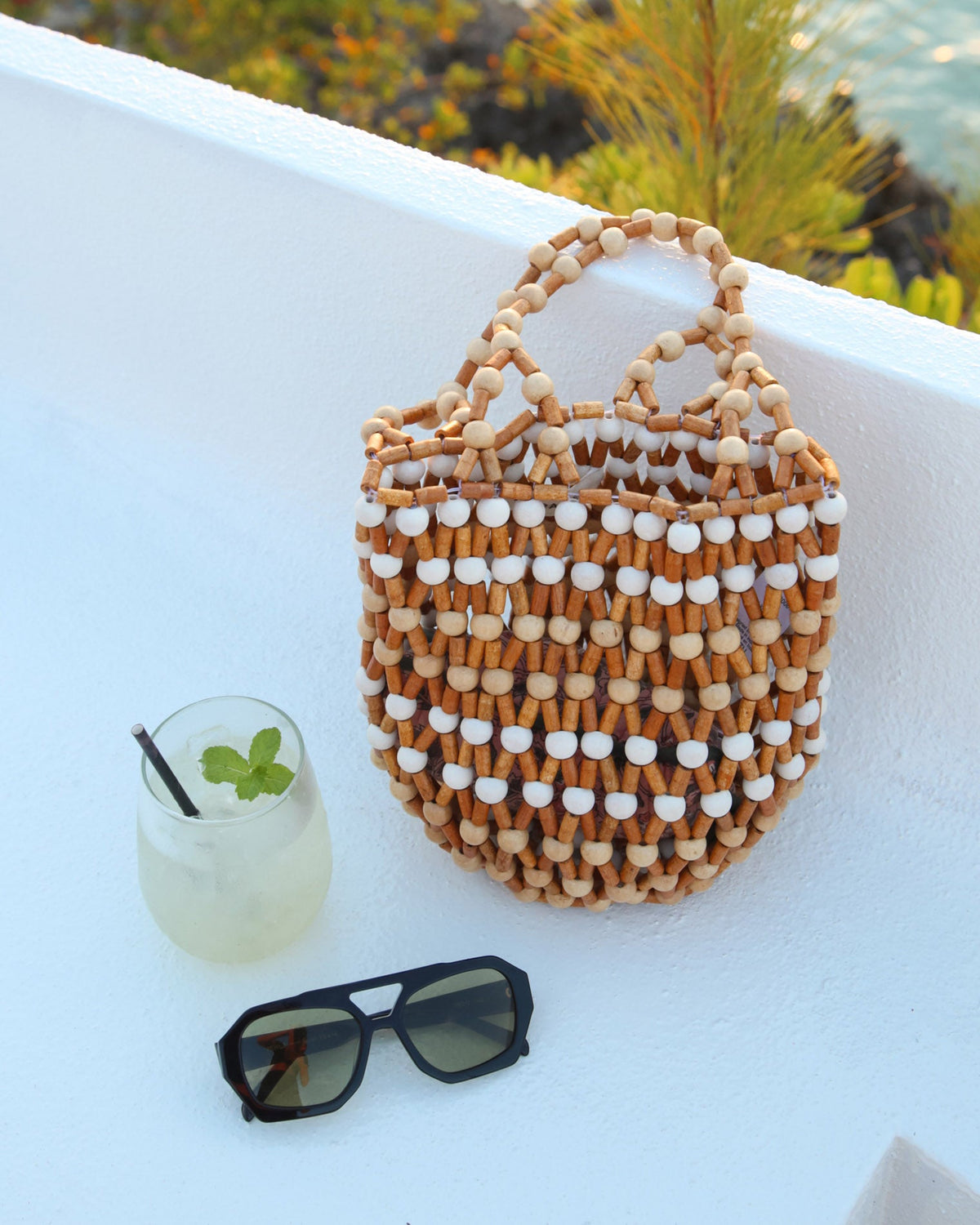 LSPACE x HANNA MONTAZAMI Luca Bag Bahama Skies 