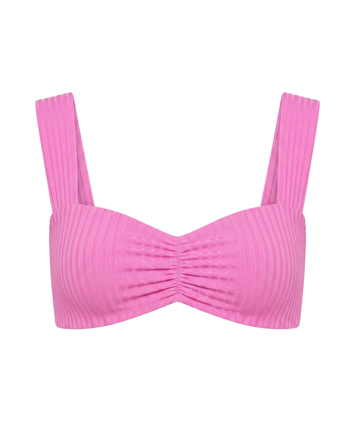 Marlee Bikini Top - Sweetheart LSPACE Marlee bikini top in Sweetheart, off-model flat lay.