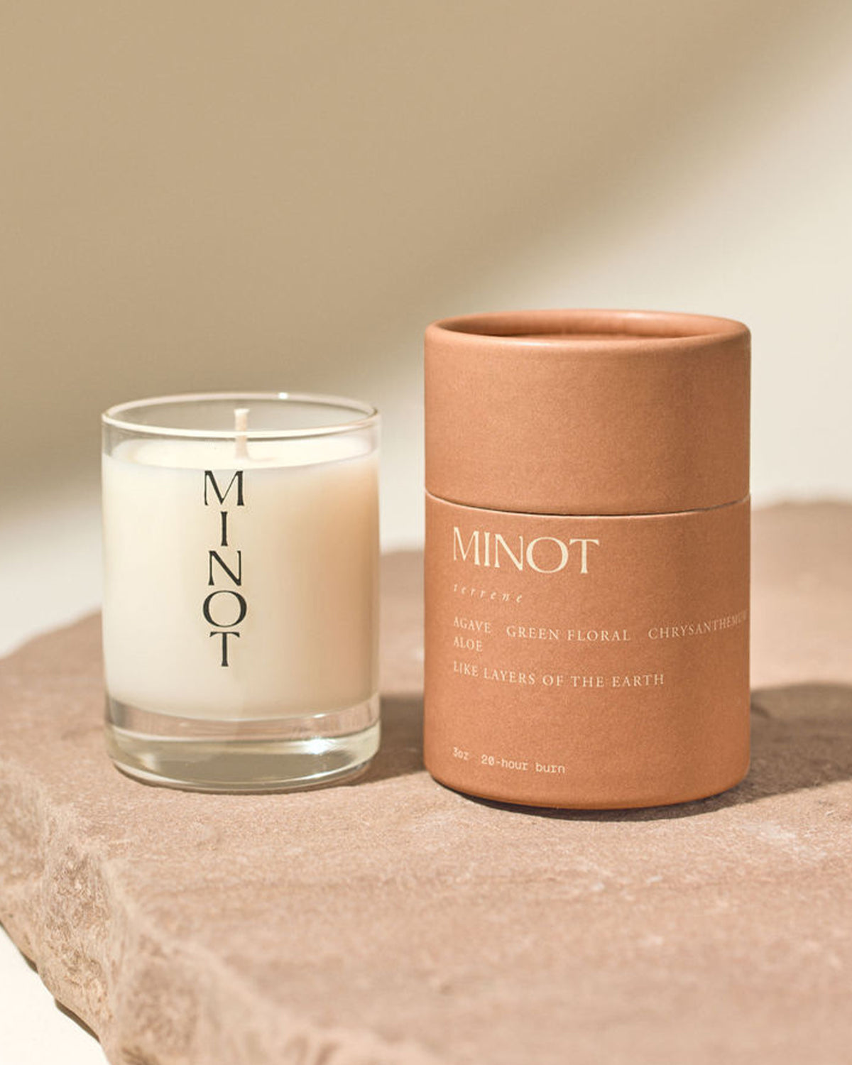 Minot Terrene Mini Candle 3oz Minot Terrene Mini Candle 3oz