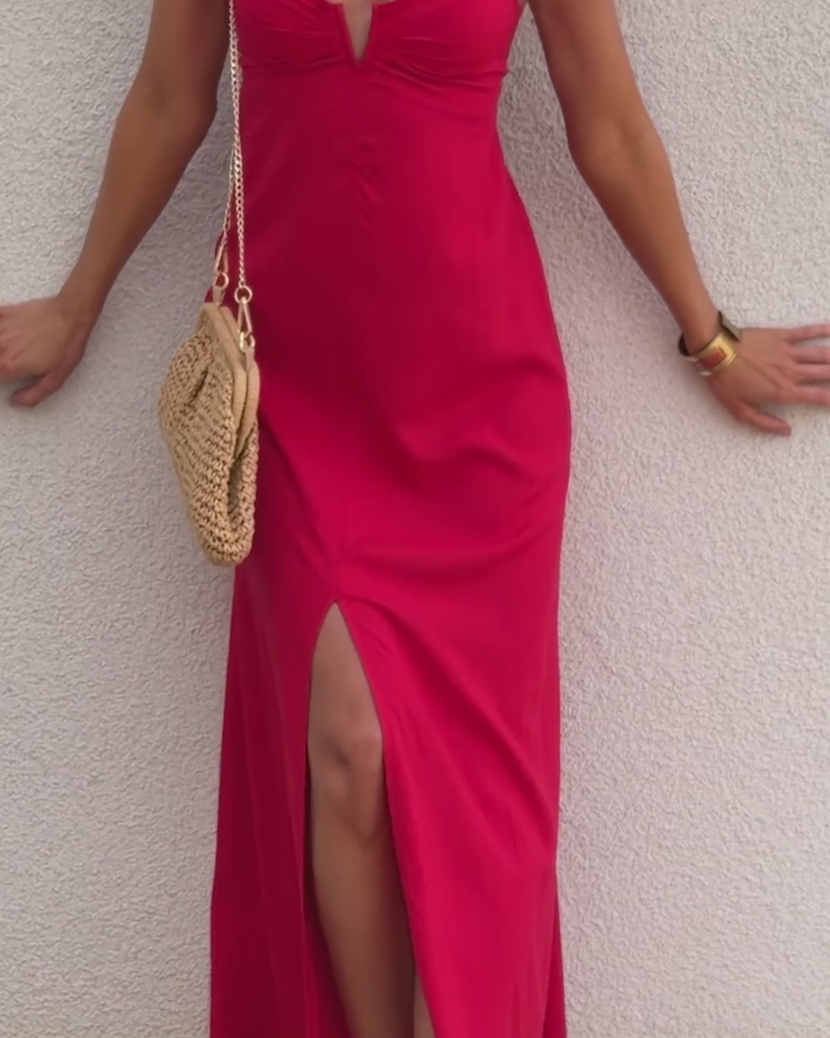 Chara Maxi Dress - Lipstick Red 