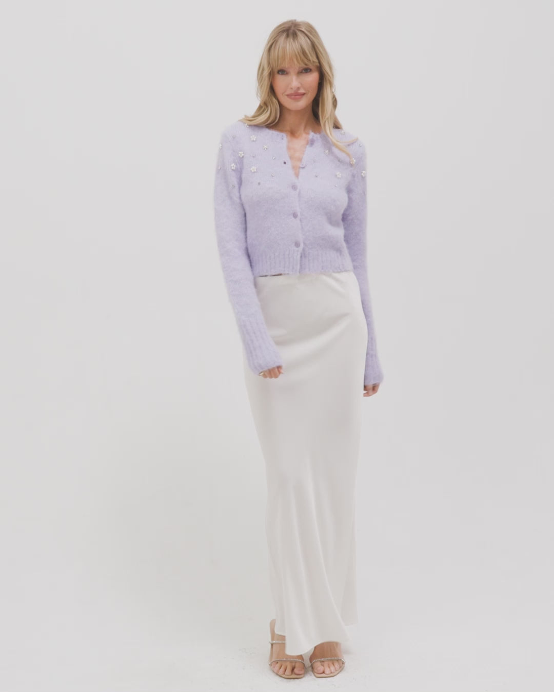 Brynn Cardigan - Lavender Ice 