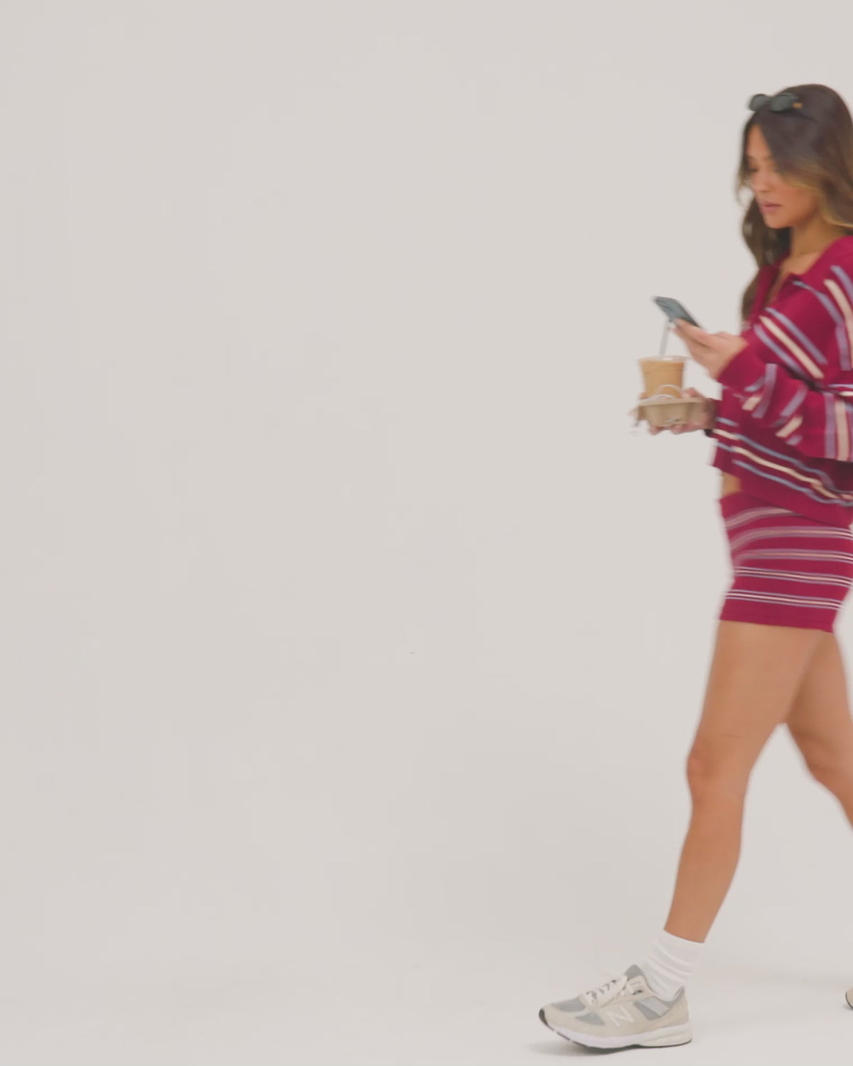 Dalton Sweater - Berry Wine Stripe 