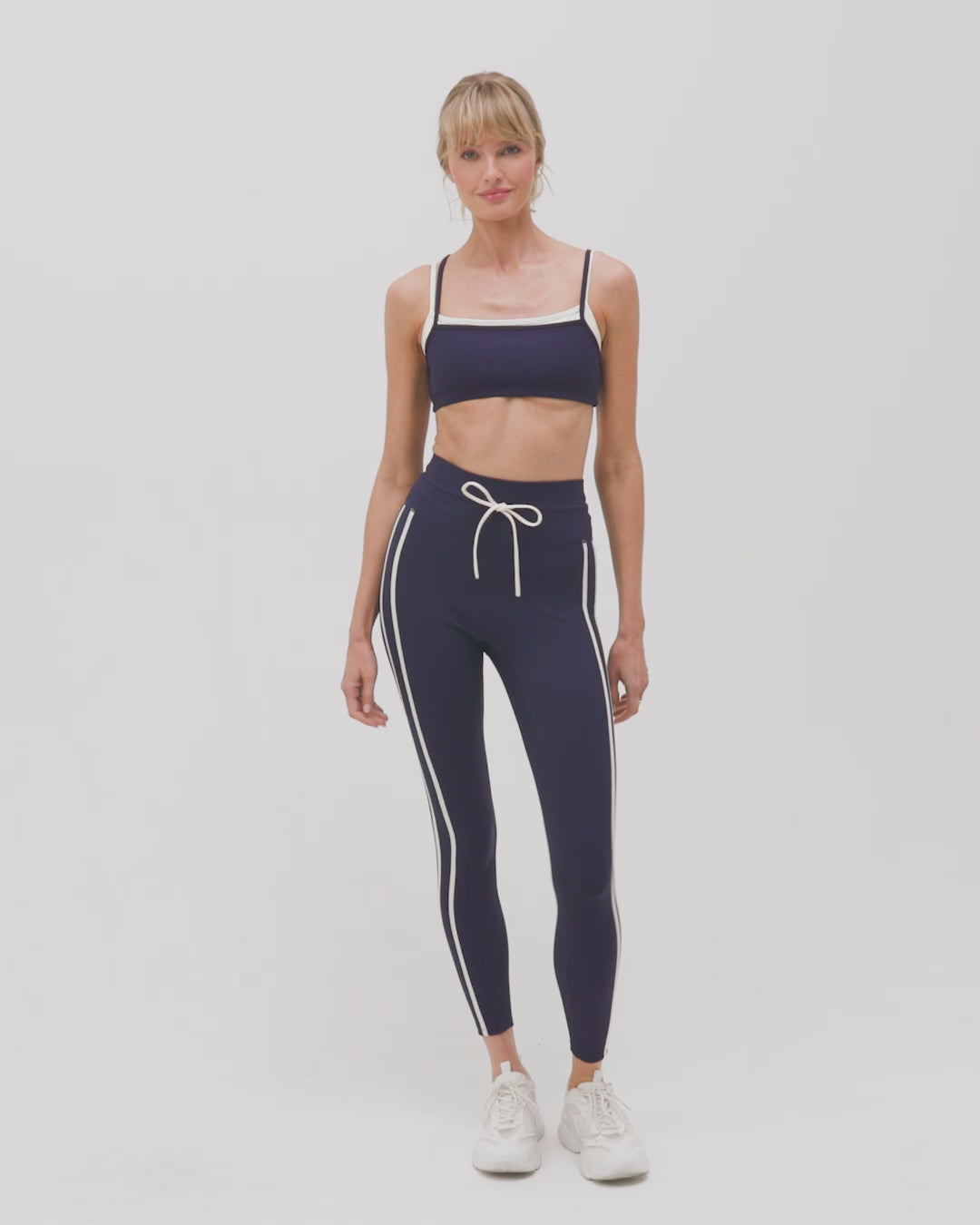 Sutton Pant - Midnight-Cream 