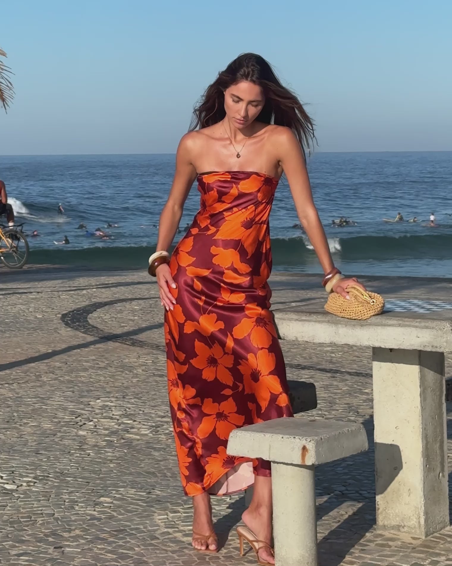 Spring In Love Dress - Cocobolo Lifestyle video of model wearing the Spring in Love Dress in cocobolo.