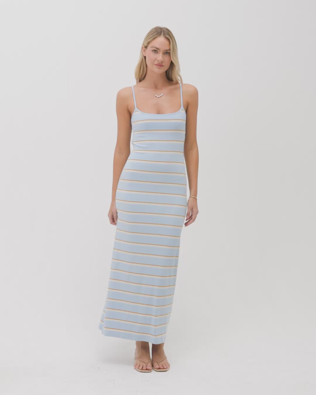 Jordana Dress - Yacht Club Stripe 