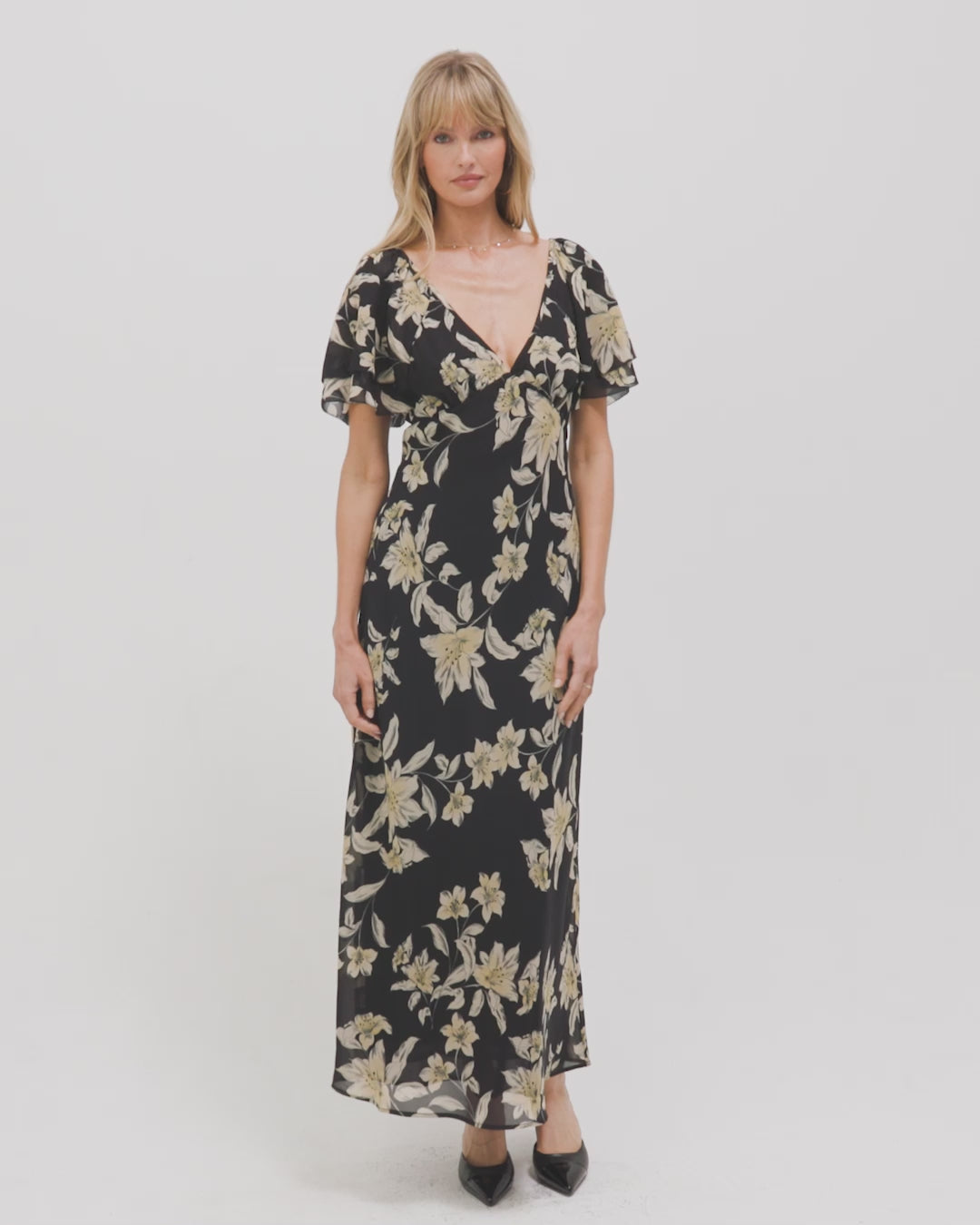 Lover Maxi Dress - Petal To The Metal 