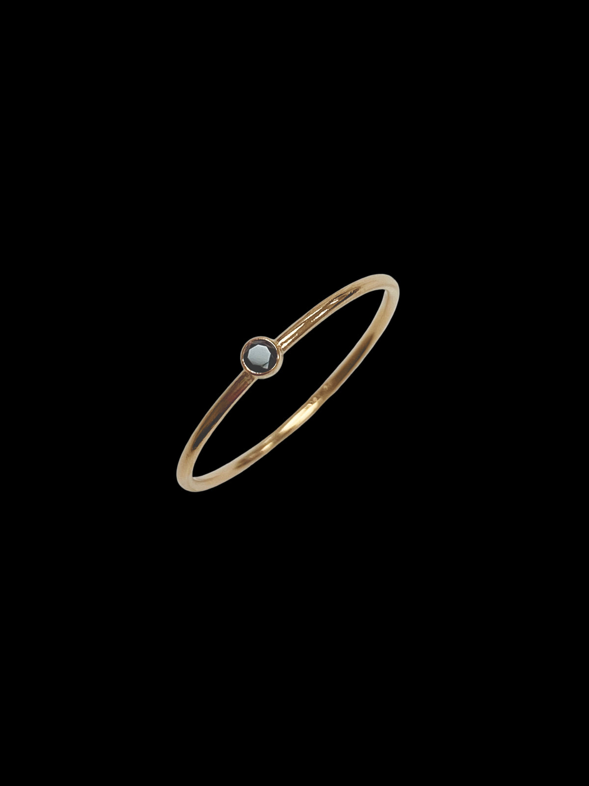 Set & Stones Presley Ring Black