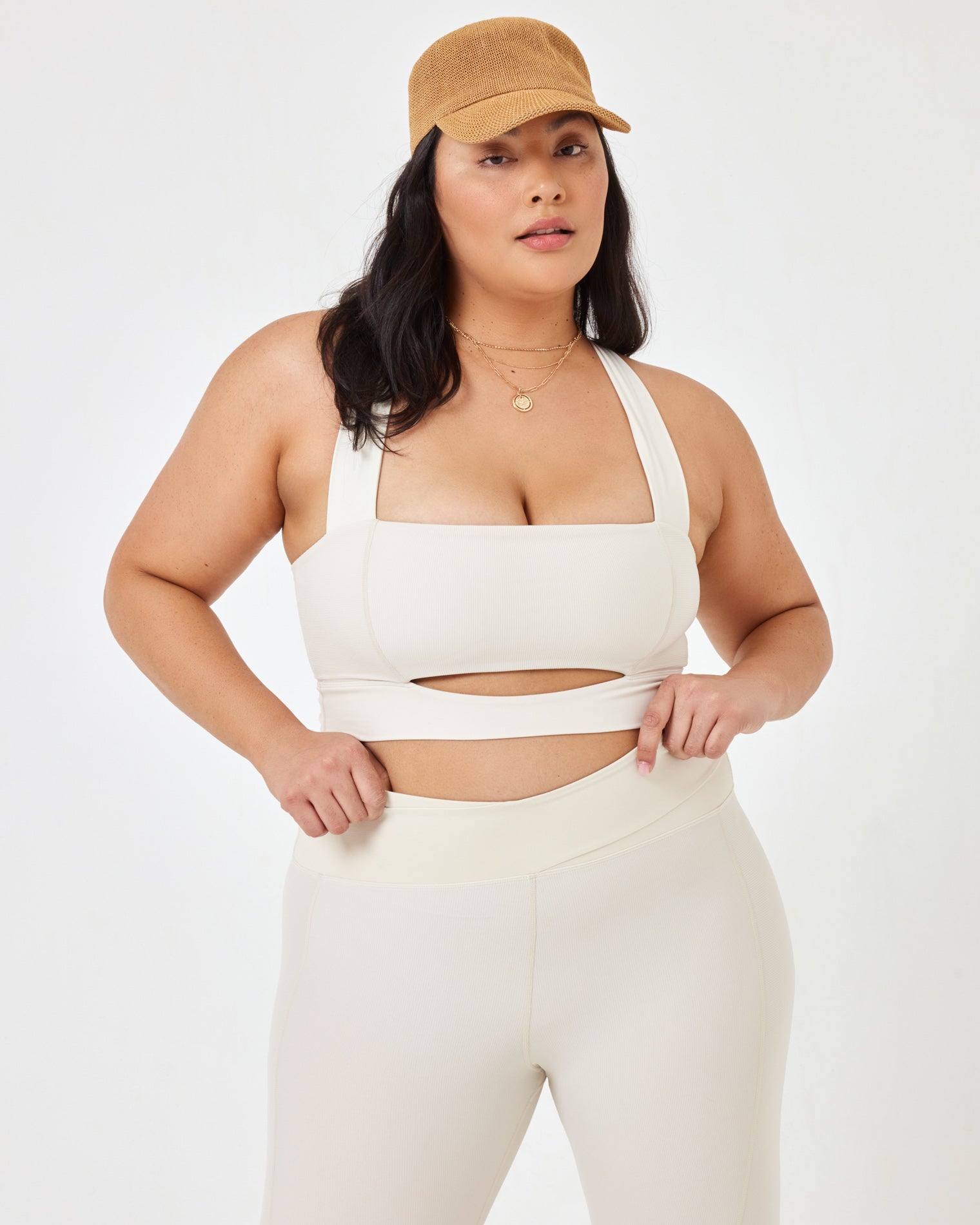 Mercer Bra - Bone Bone | Model: Bianca (size: XL)