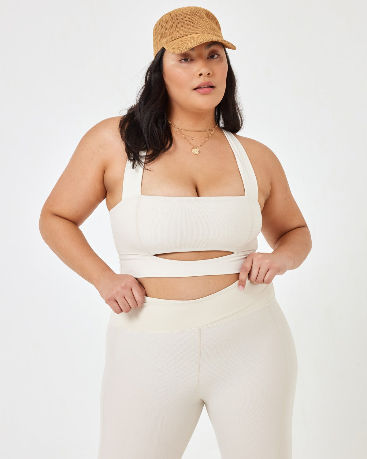 Mercer Bra - Bone Bone | Model: Bianca (size: XL)