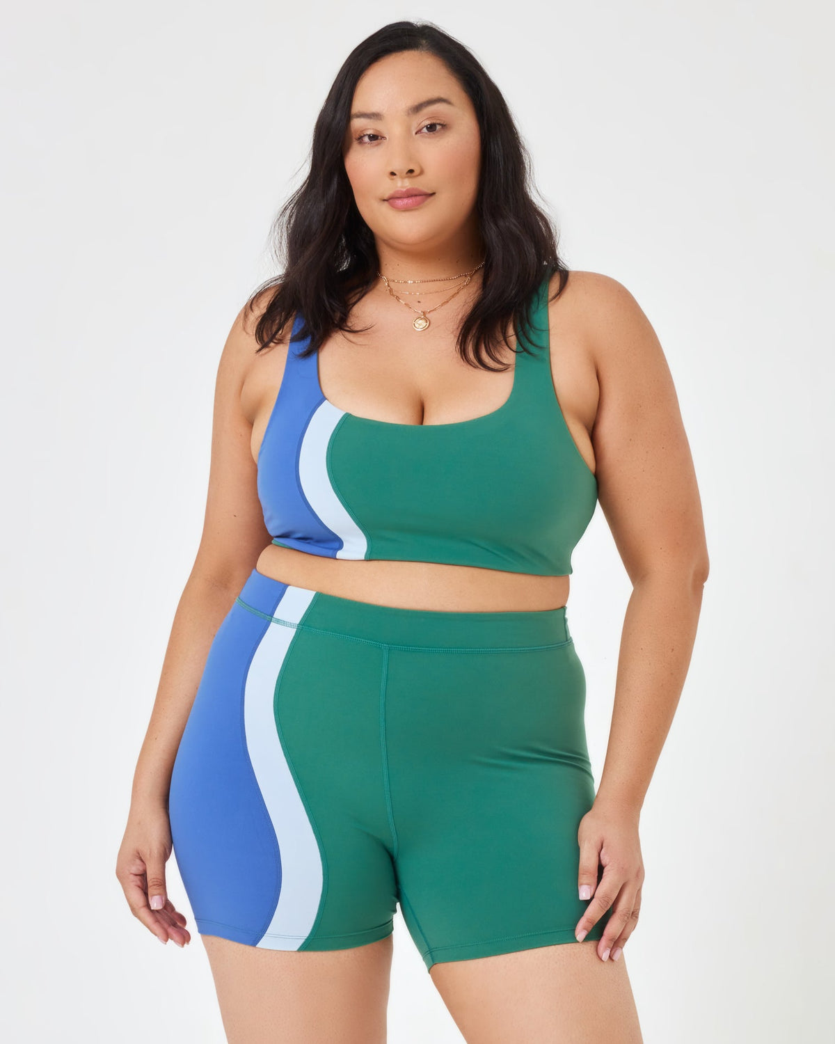 Make Waves Top - Cypress Cypress | Model: Bianca (size: XL)