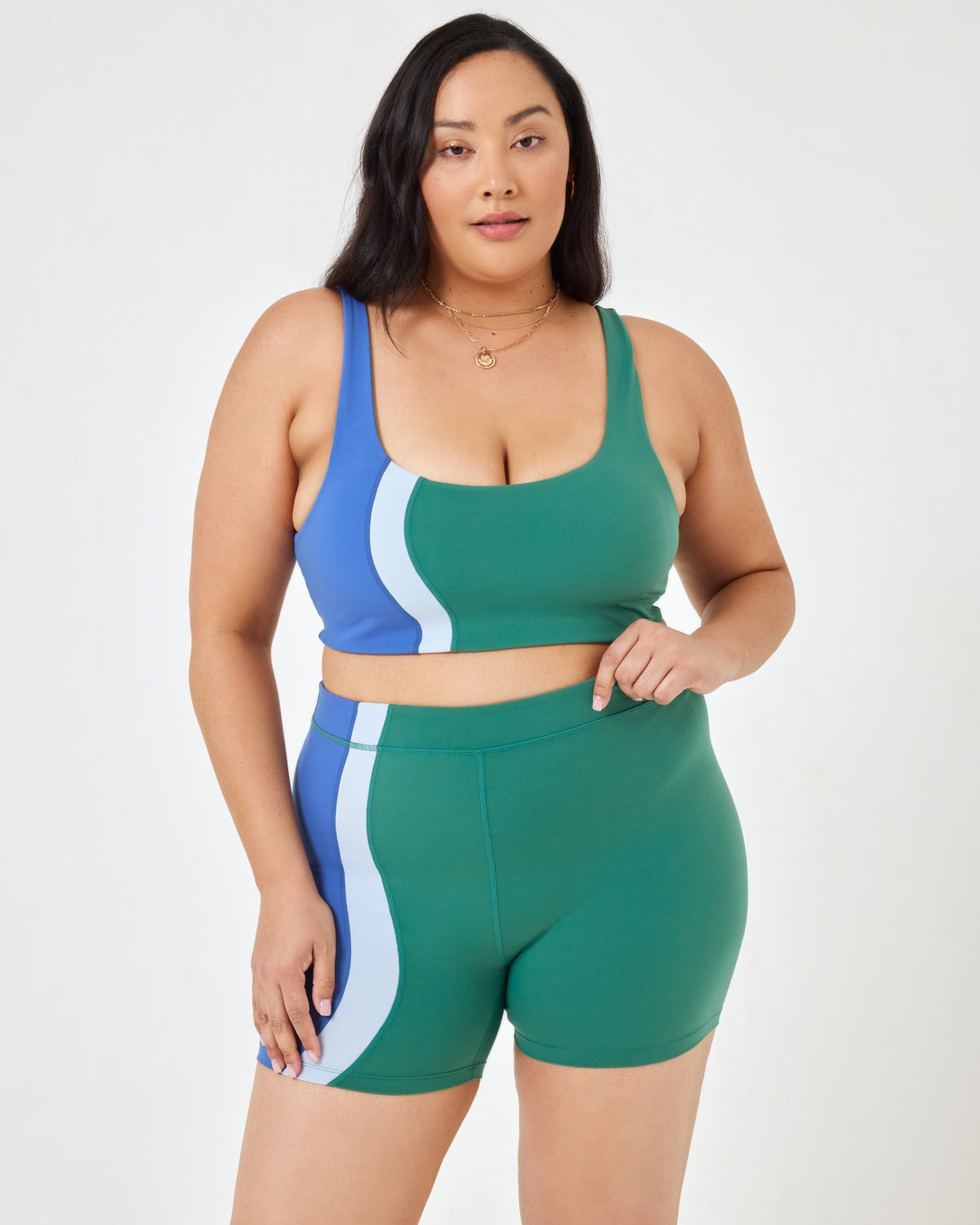 Make Waves Top - Cypress Cypress | Model: Bianca (size: XL)