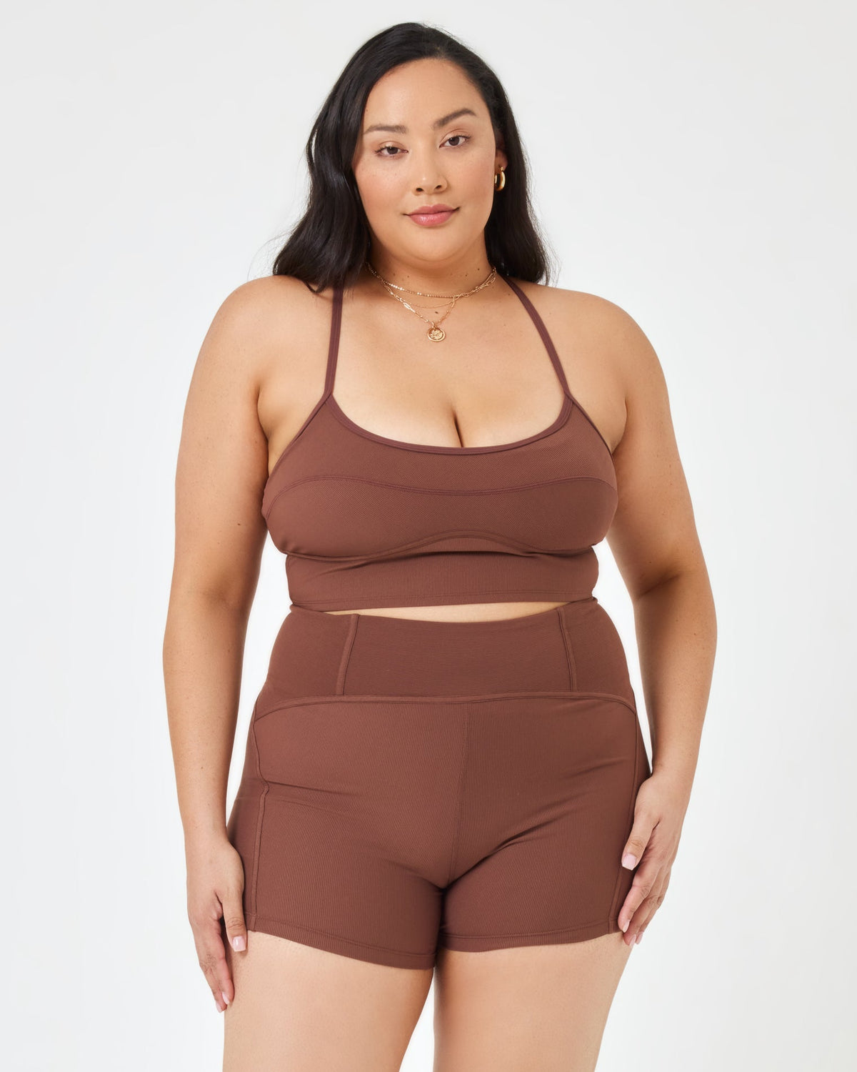 Revel Top - Cafe Cafe | Model: Bianca (size: XL)