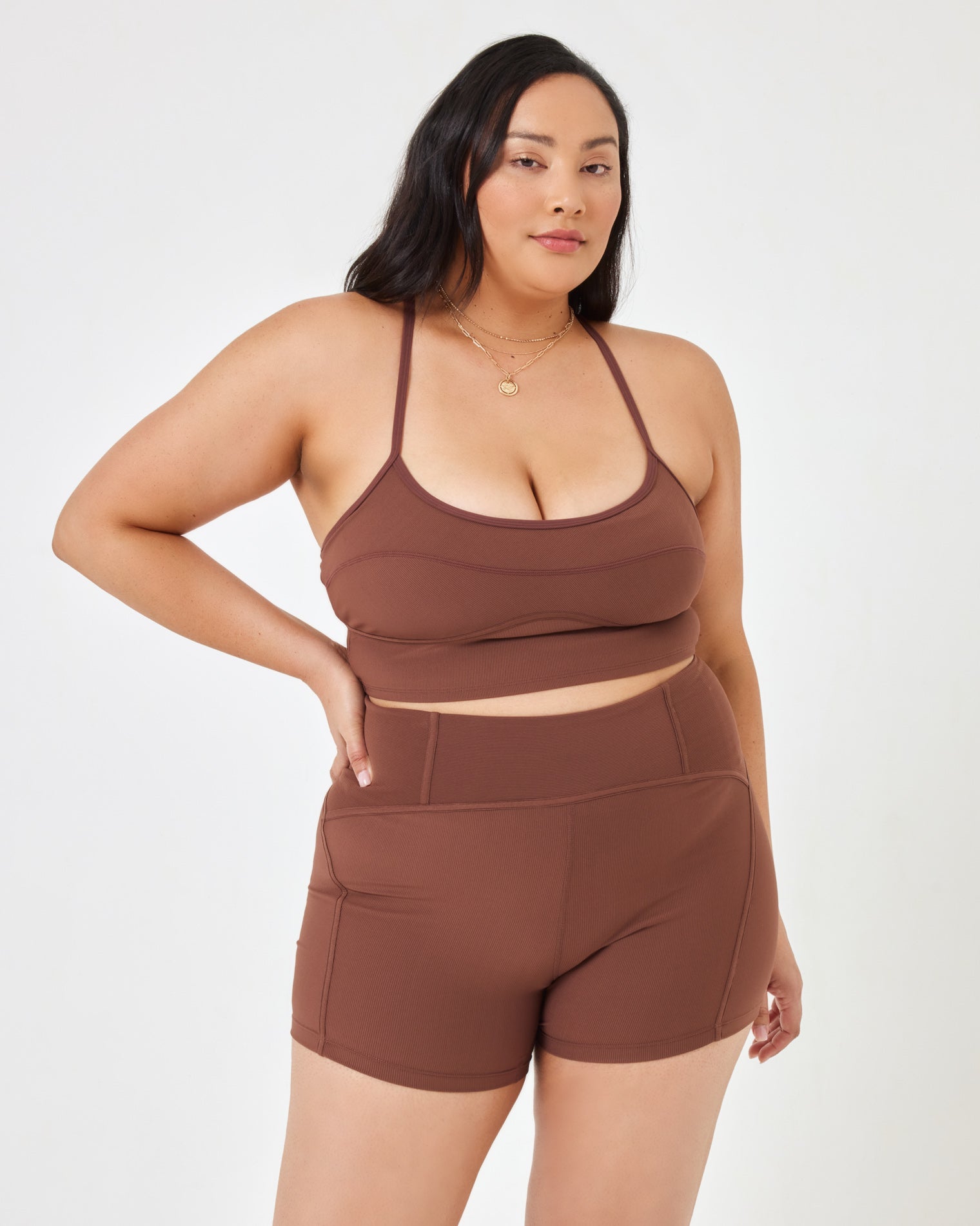 Revel Top - Cafe Cafe | Model: Bianca (size: XL)