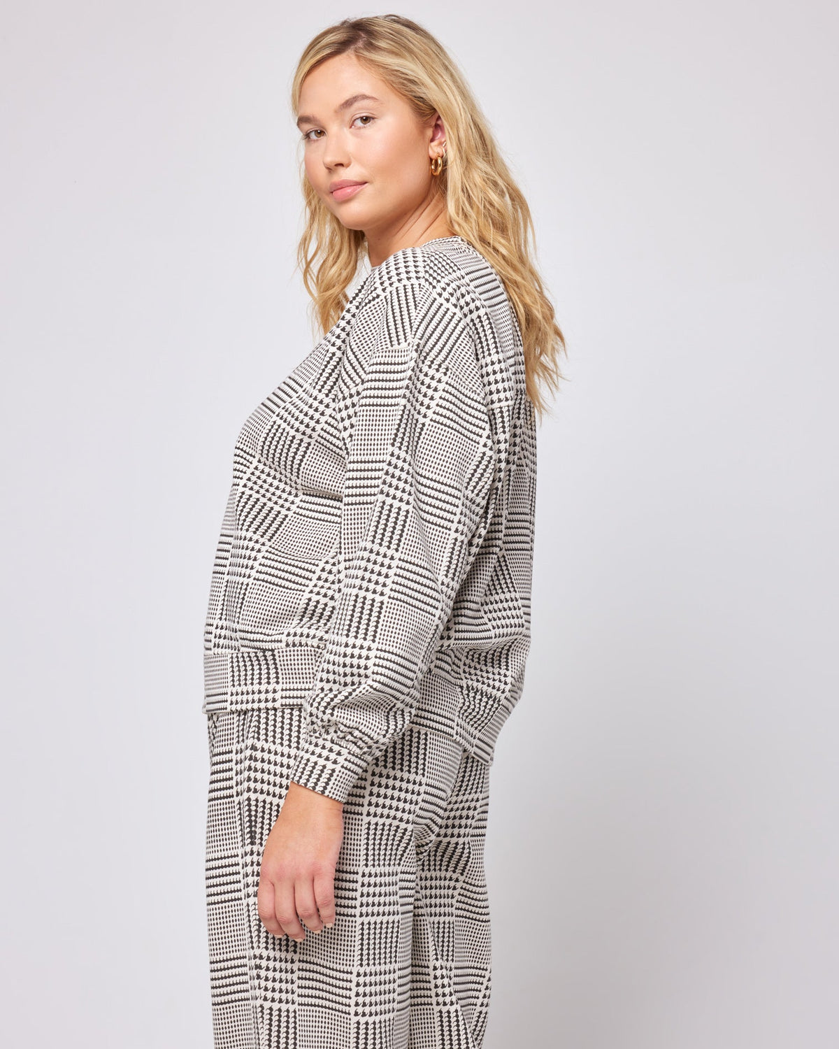 Printed Sprinter Pant Best I Ever Plaid | Model: Sydney (size: XL)