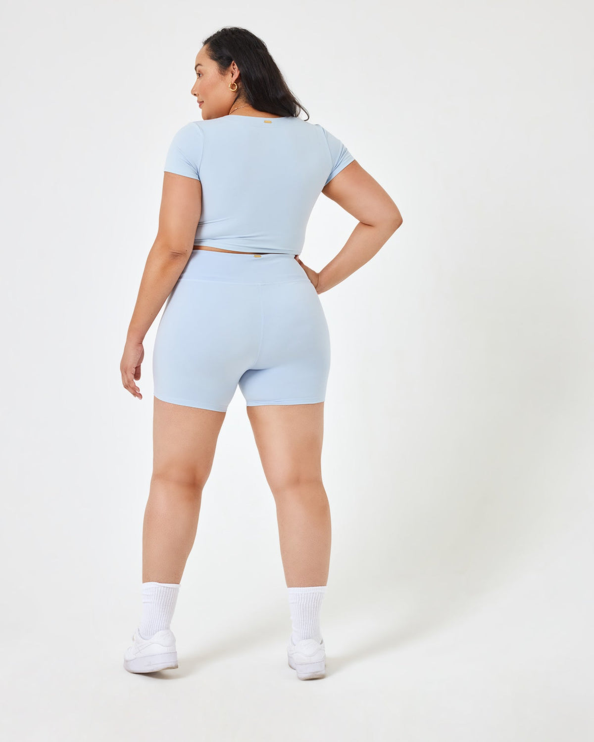 Warren Short - Mist Mist | Model: Bianca (size: XL)