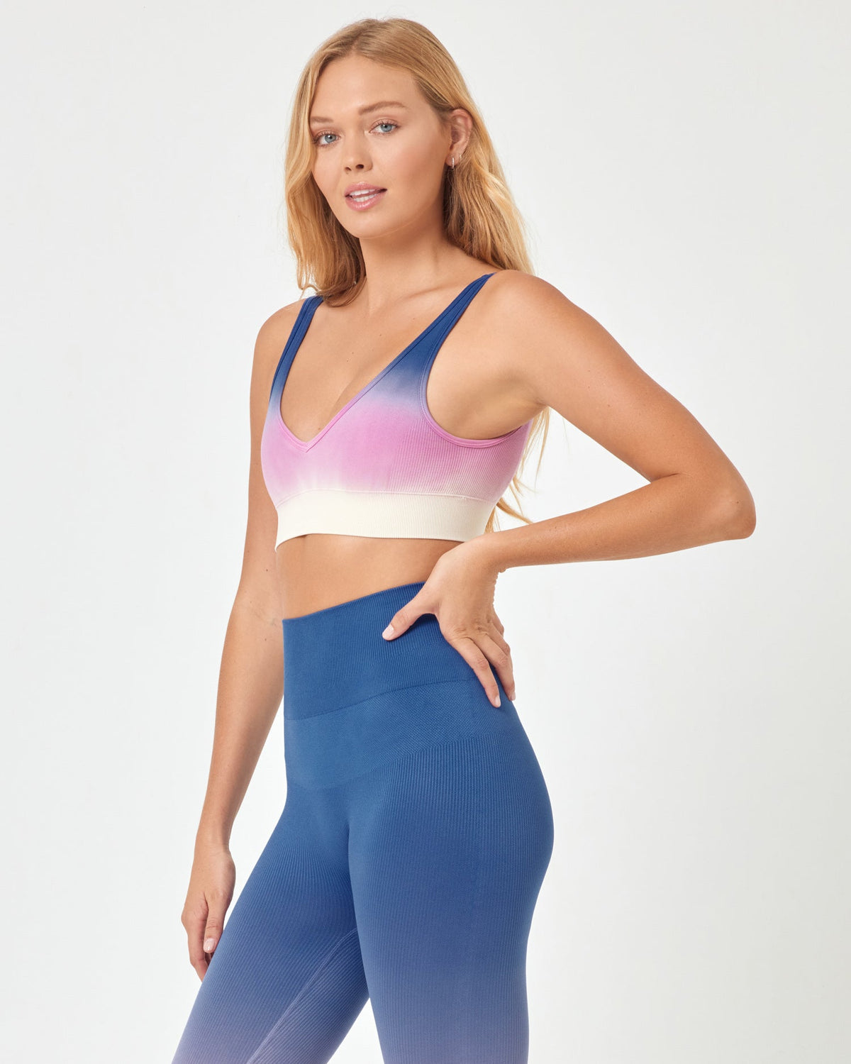 Ombre Work It Bra Dusk | Model: Charlie (size: S)