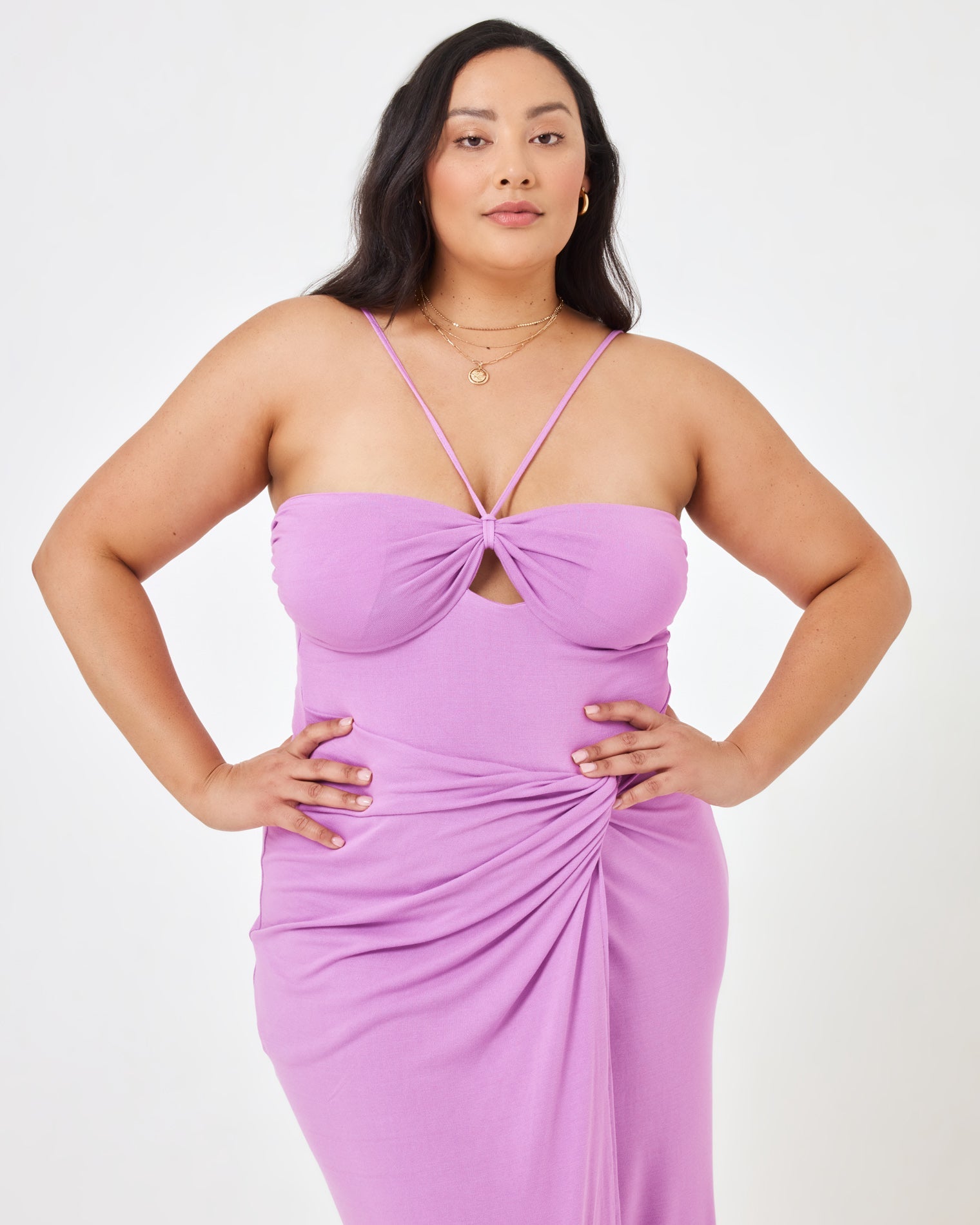 Aya Dress - Rosebud Rosebud | Model: Bianca (size: XL)