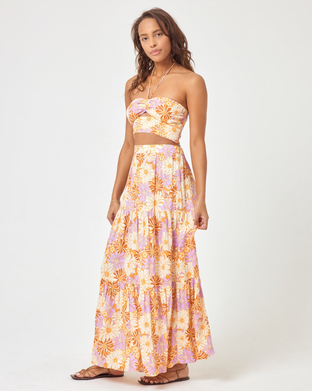 Blue Skies Top Wavy Daisy | Model: Natalie (size: S)