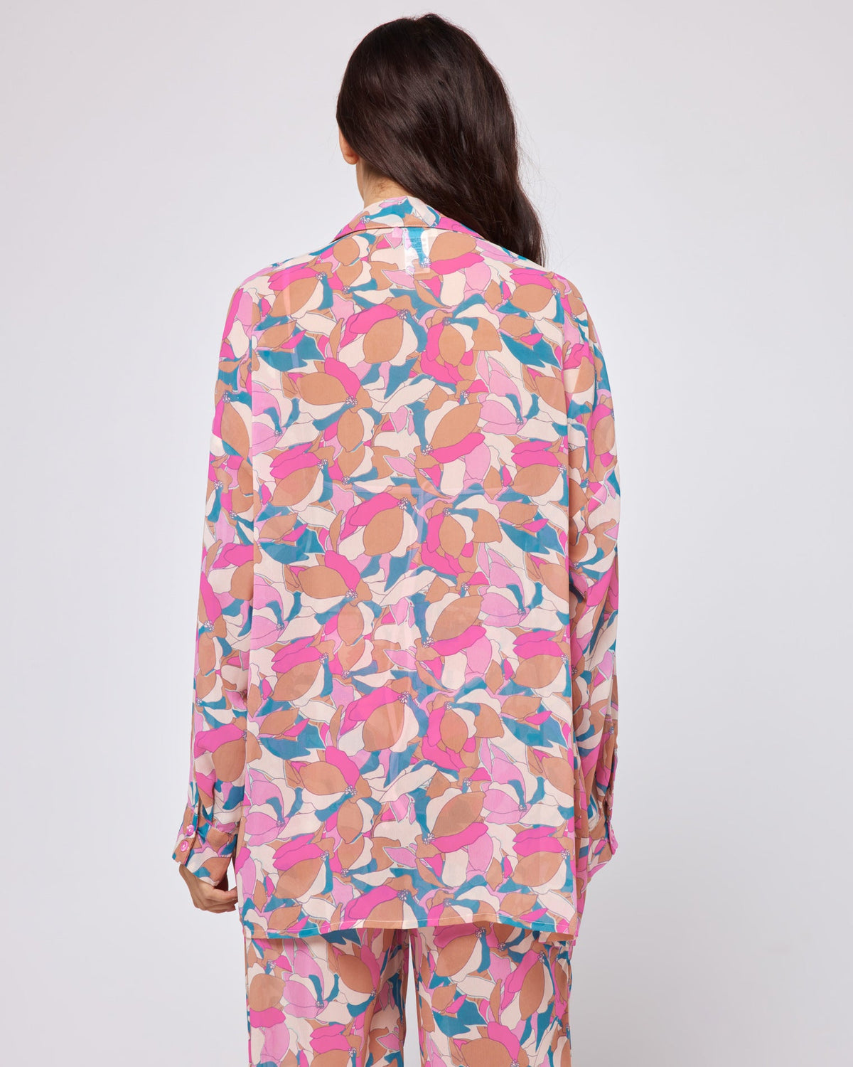 Printed Catalina Top Sundazed Floral | Model: Julianna (size: S)