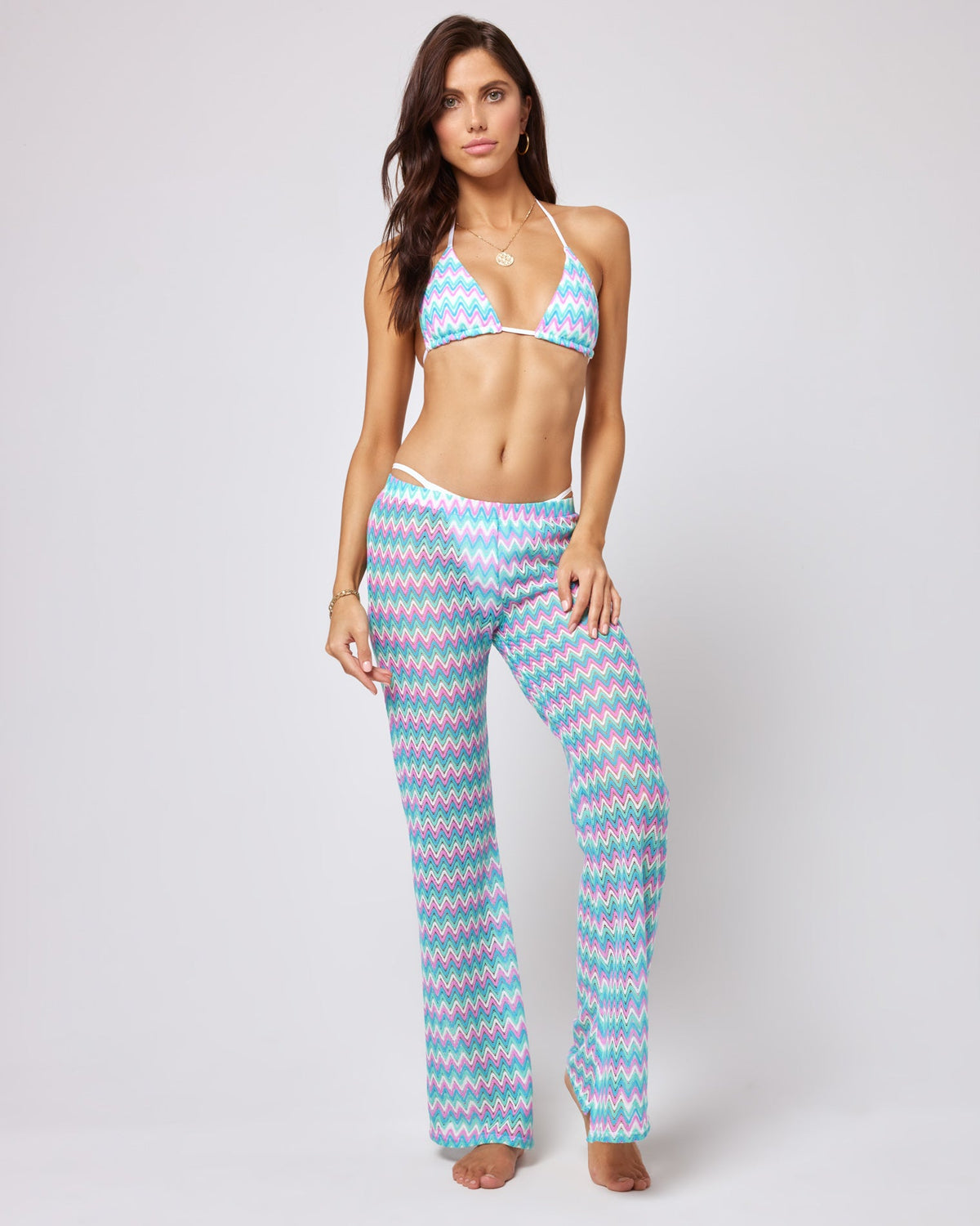 Kari Pant Ombre Chevron | Model: Diana (size: S)