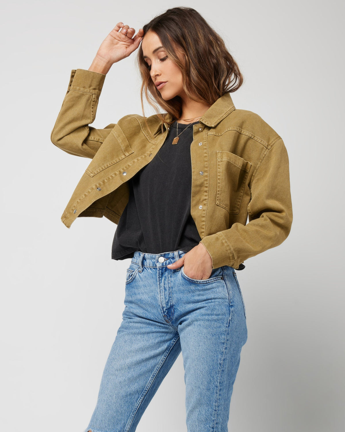 Harris Jacket Fern | Model: Anna (size: S)