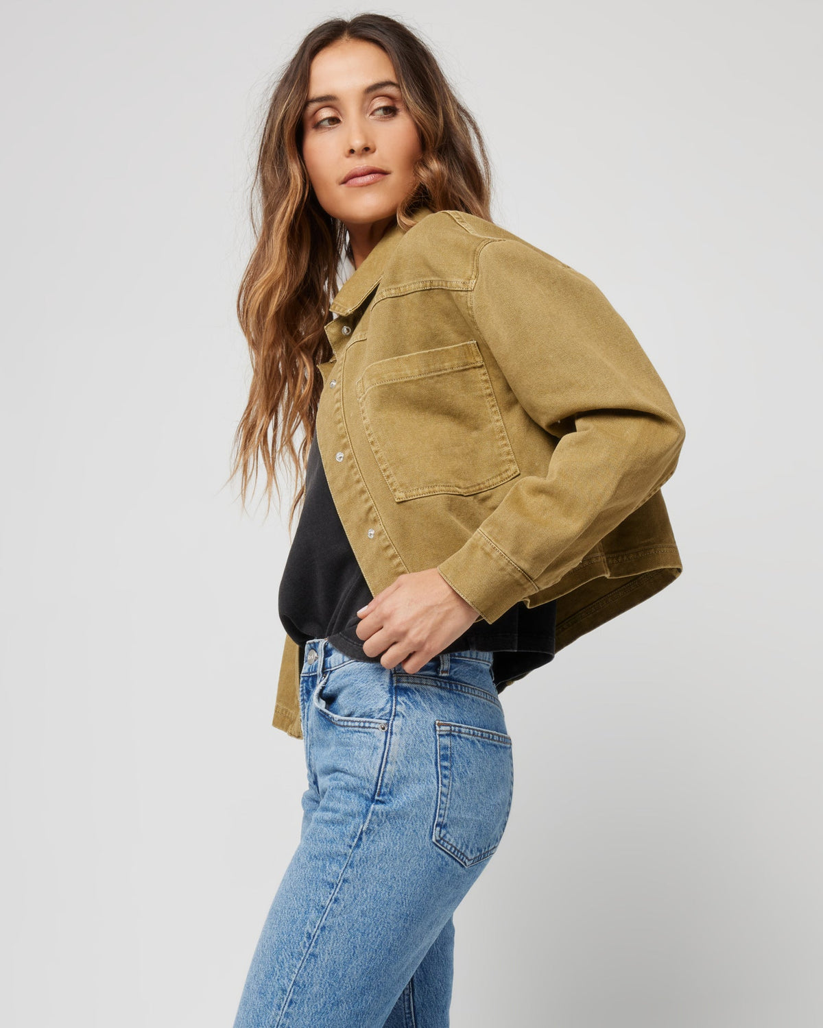 Harris Jacket Fern | Model: Anna (size: S)