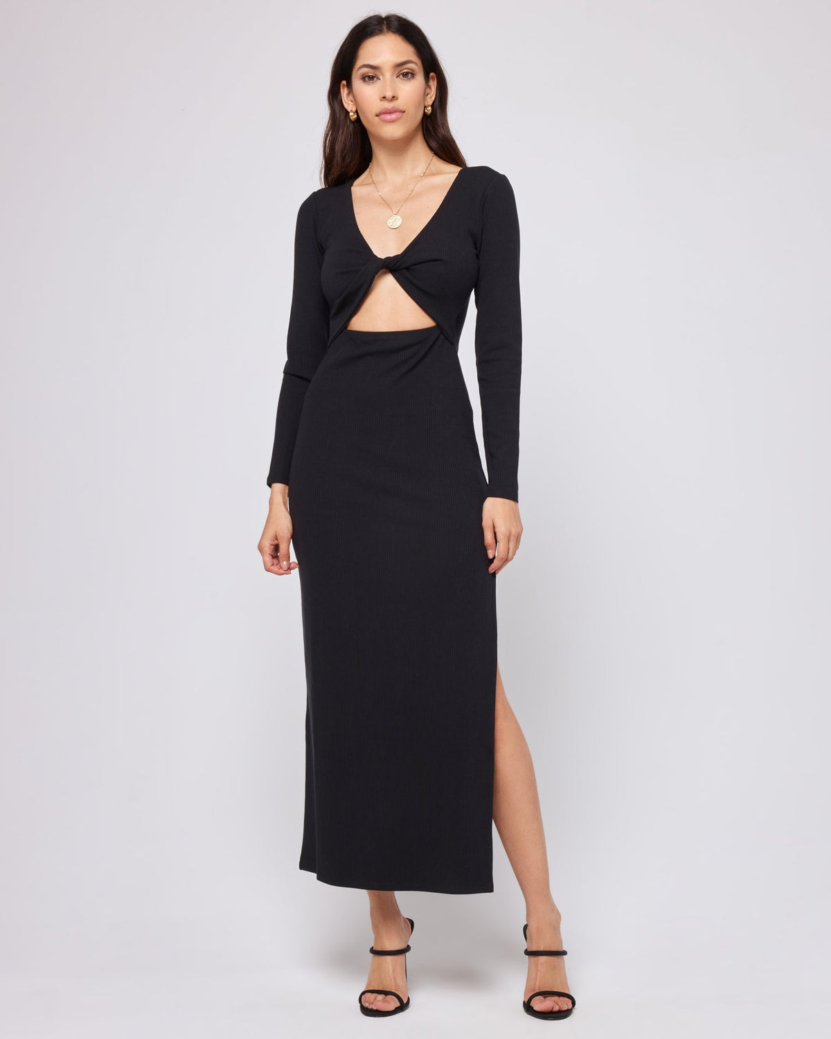 Hayden Dress Black | Model: Julianna (size: S)
